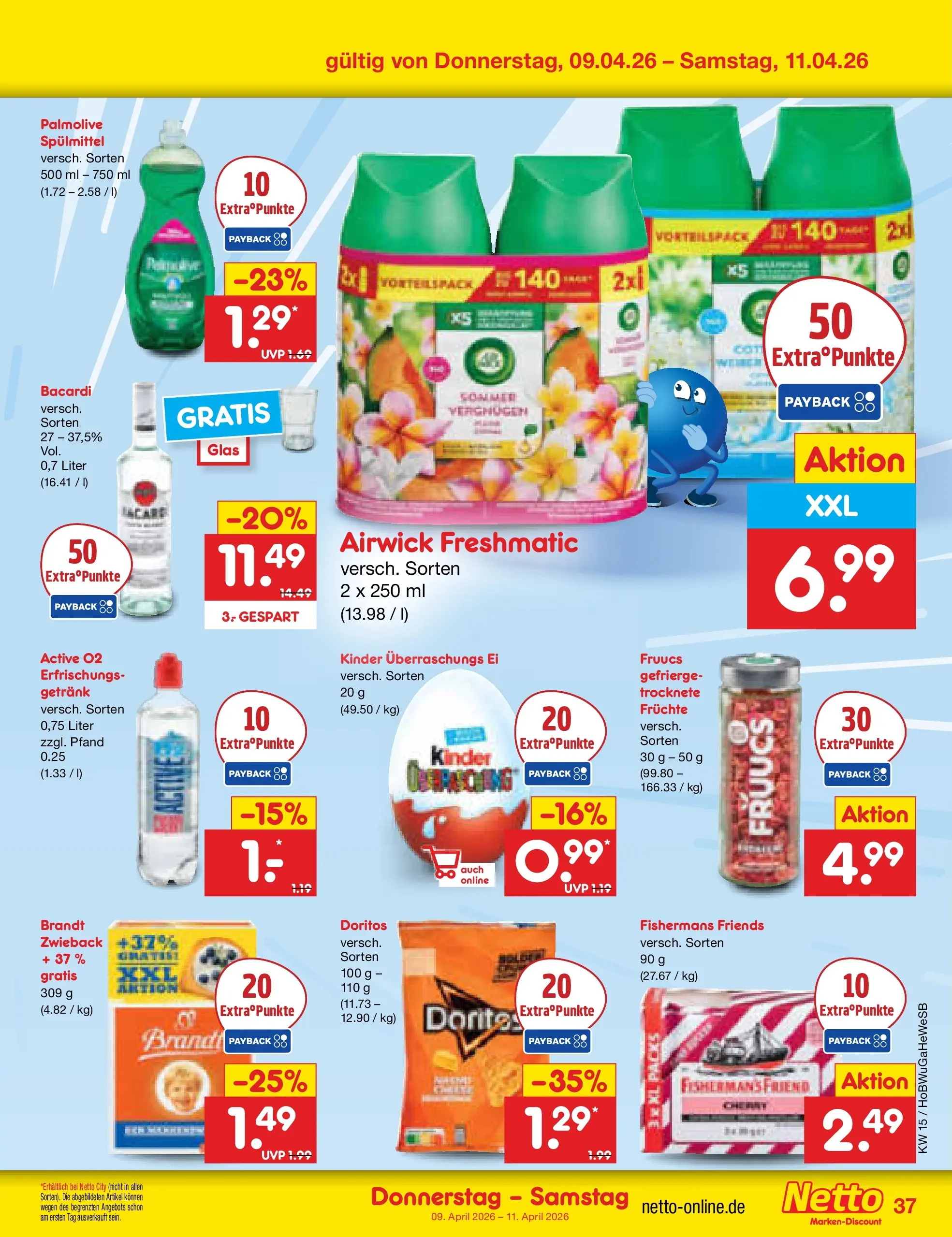 Netto Marken-Discount Prospekt Hamburg	 (ab 07.04.2026) » Angebote | Seite: 47 | Produkte: Bacardi