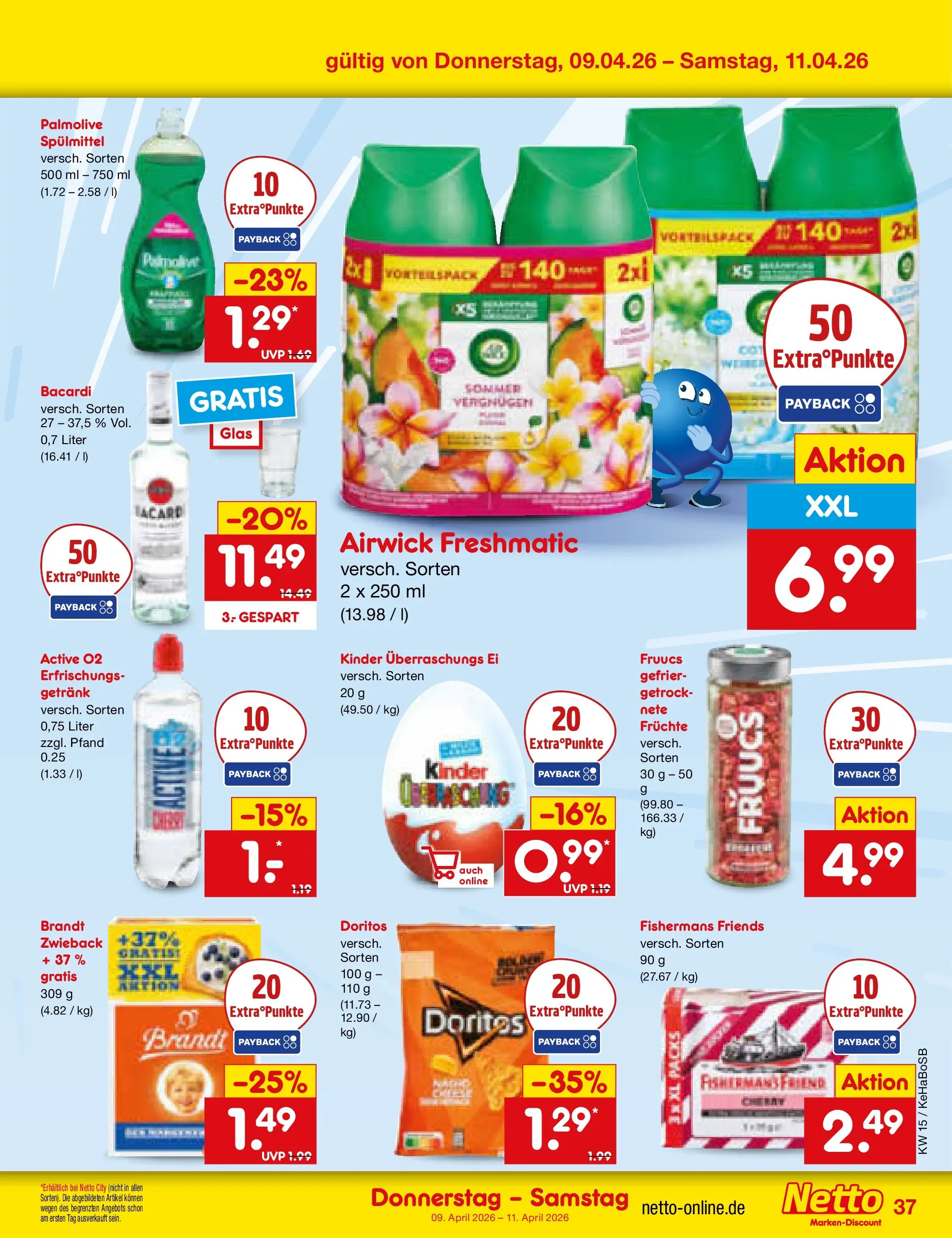 Netto Marken-Discount Prospekt Bonn	 (ab 07.04.2026) » Angebote | Seite: 53 | Produkte: Bacardi