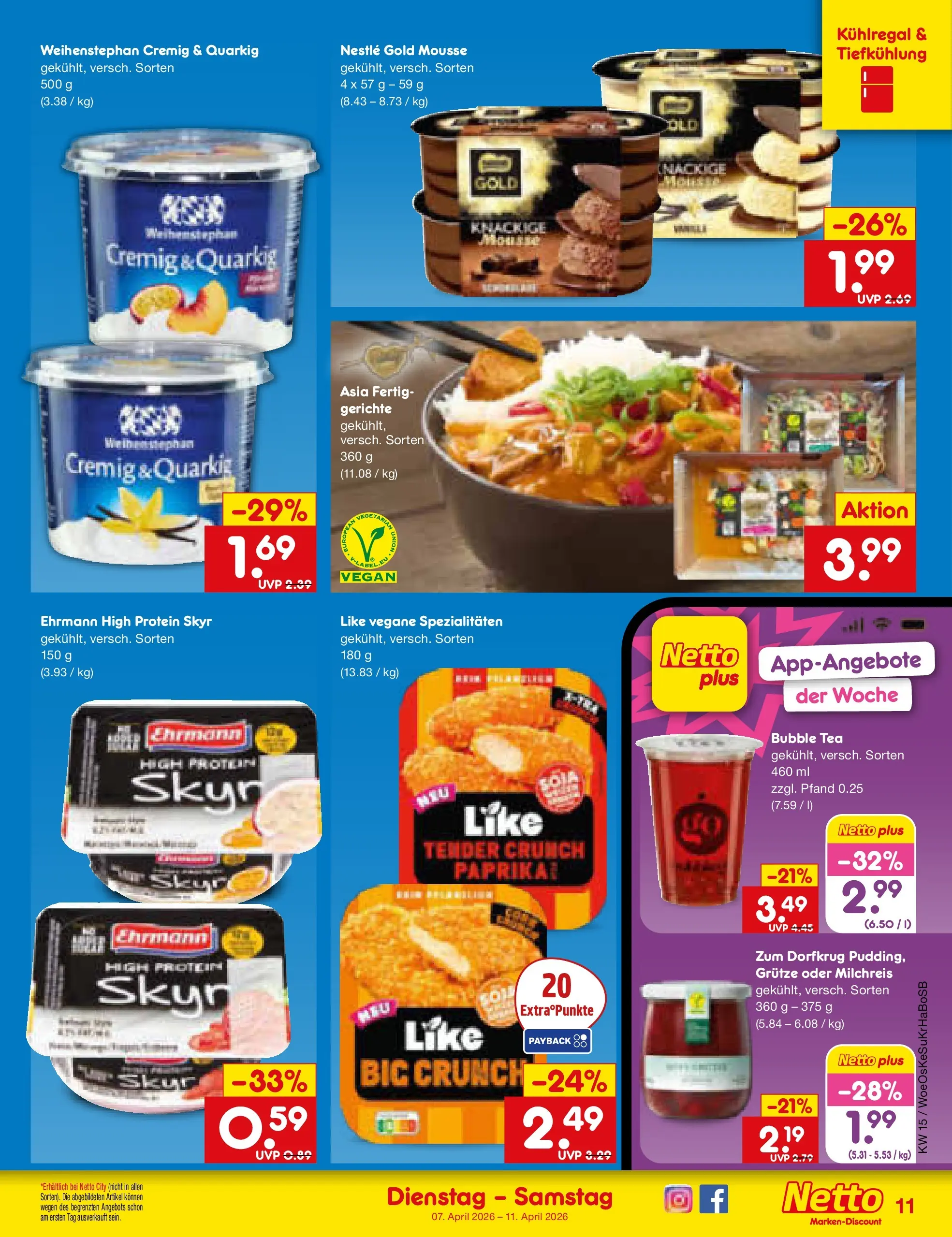 Netto Marken-Discount Prospekt Gemmingen	 (ab 07.04.2026) » Angebote | Seite: 13 | Produkte: Skyr