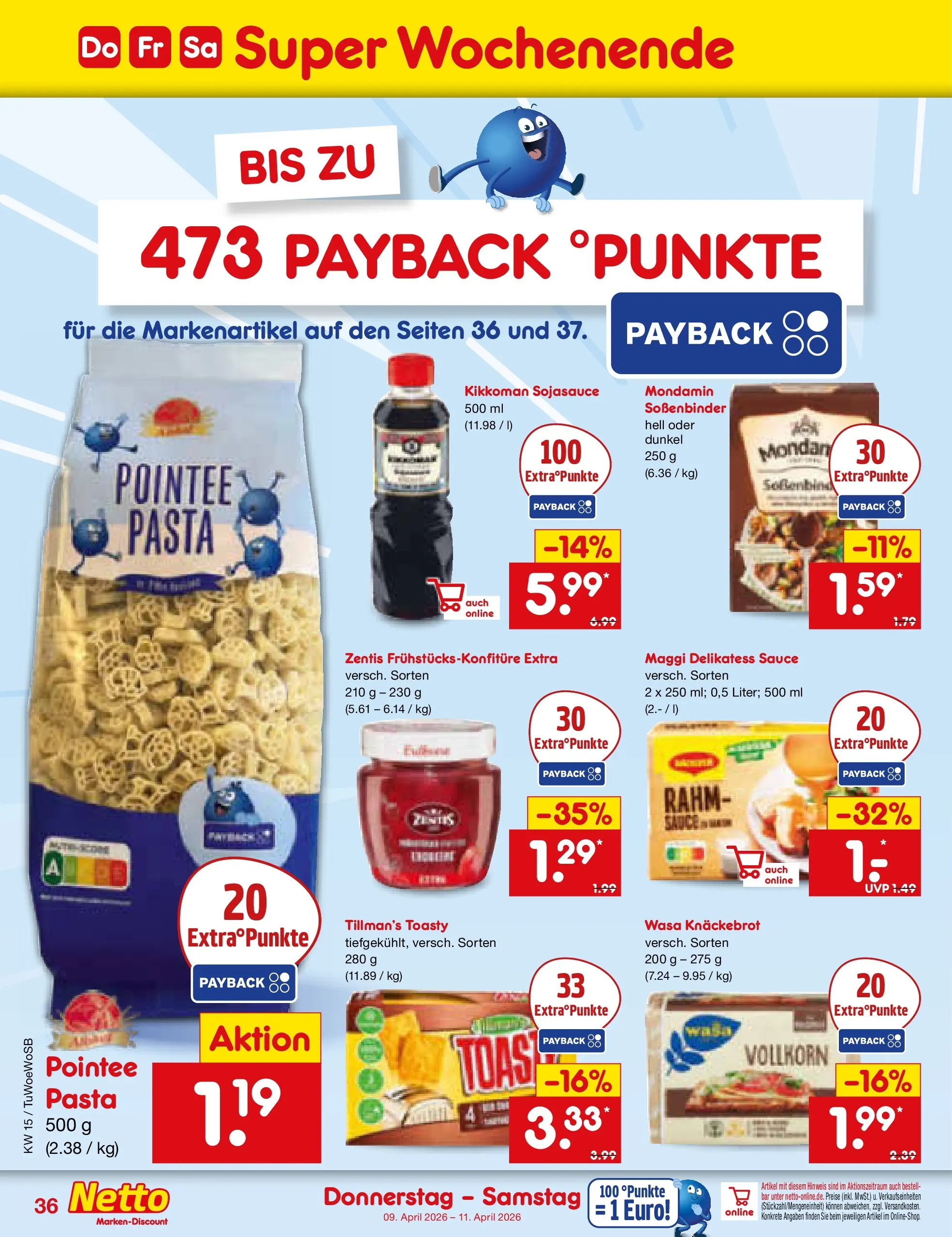Netto Marken-Discount Prospekt Gemmingen	 (ab 07.04.2026) » Angebote | Seite: 52 | Produkte: Maggi, Wasa knackebrot, Pasta