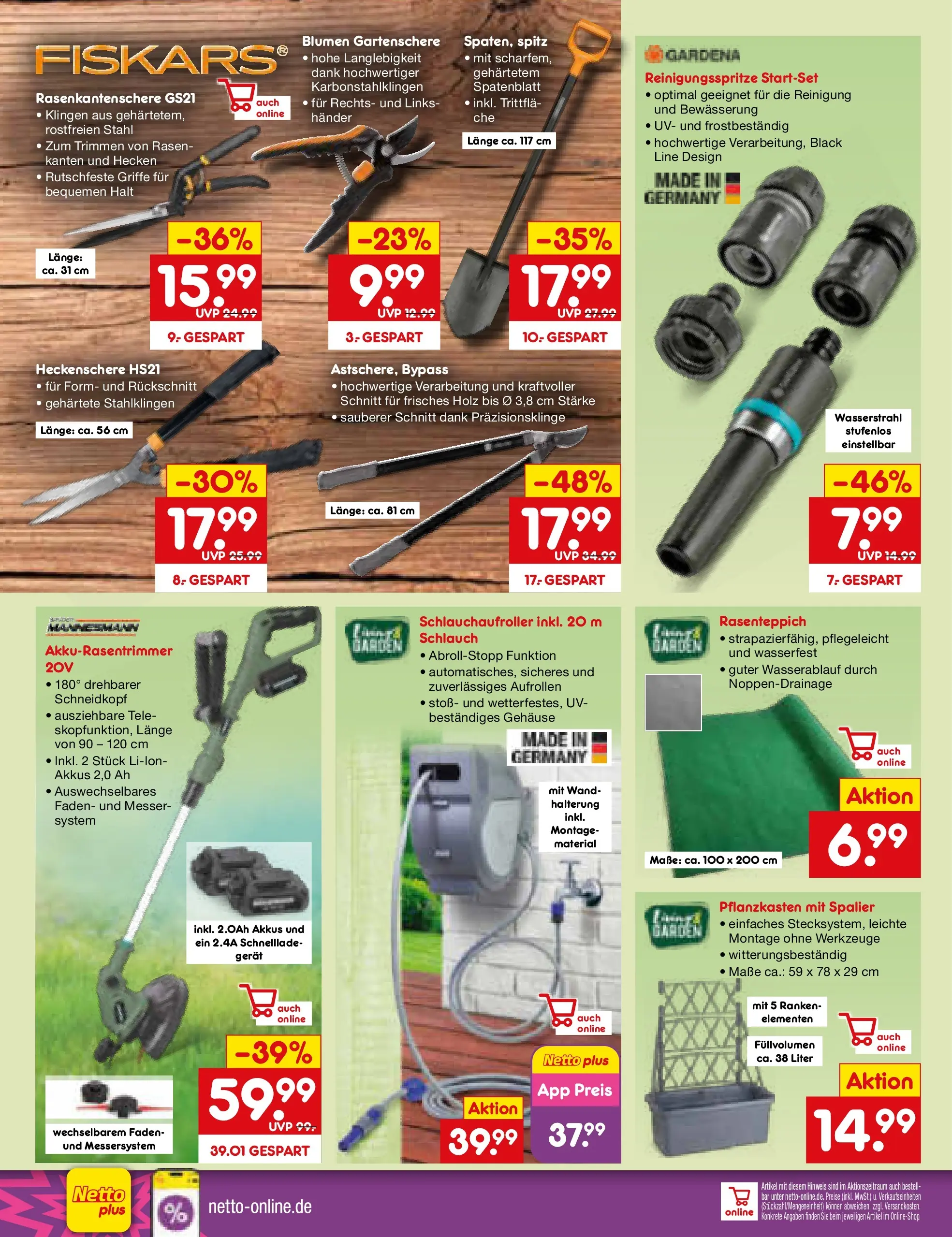 Netto Marken-Discount Prospekt Gemmingen	 (ab 07.04.2026) » Angebote | Seite: 34 | Produkte: Blumen