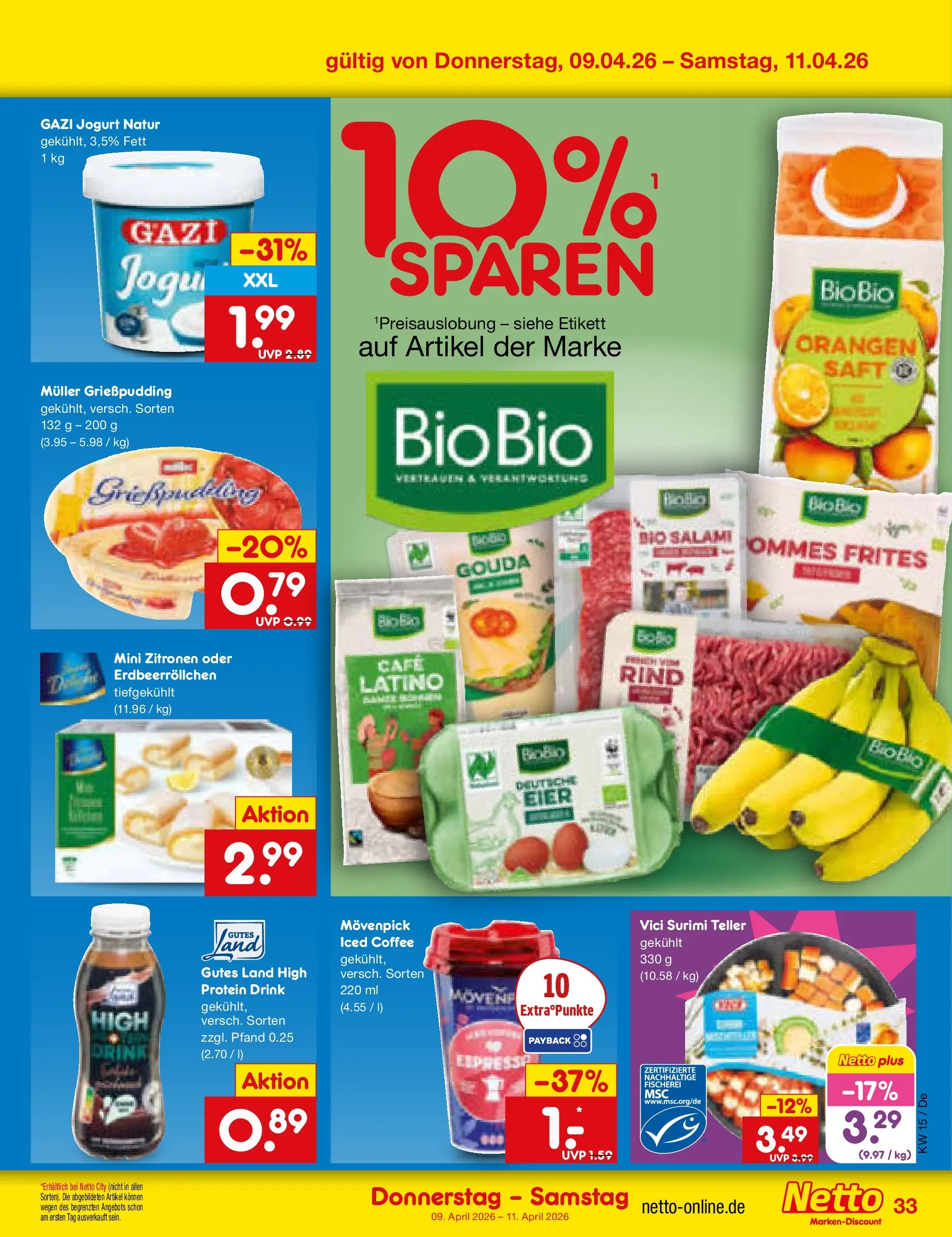 Netto Marken-Discount Prospekt Thierhaupten	 (ab 07.04.2026) » Angebote | Seite: 49 | Produkte: Eier, Pommes, Orangen, Zitronen
