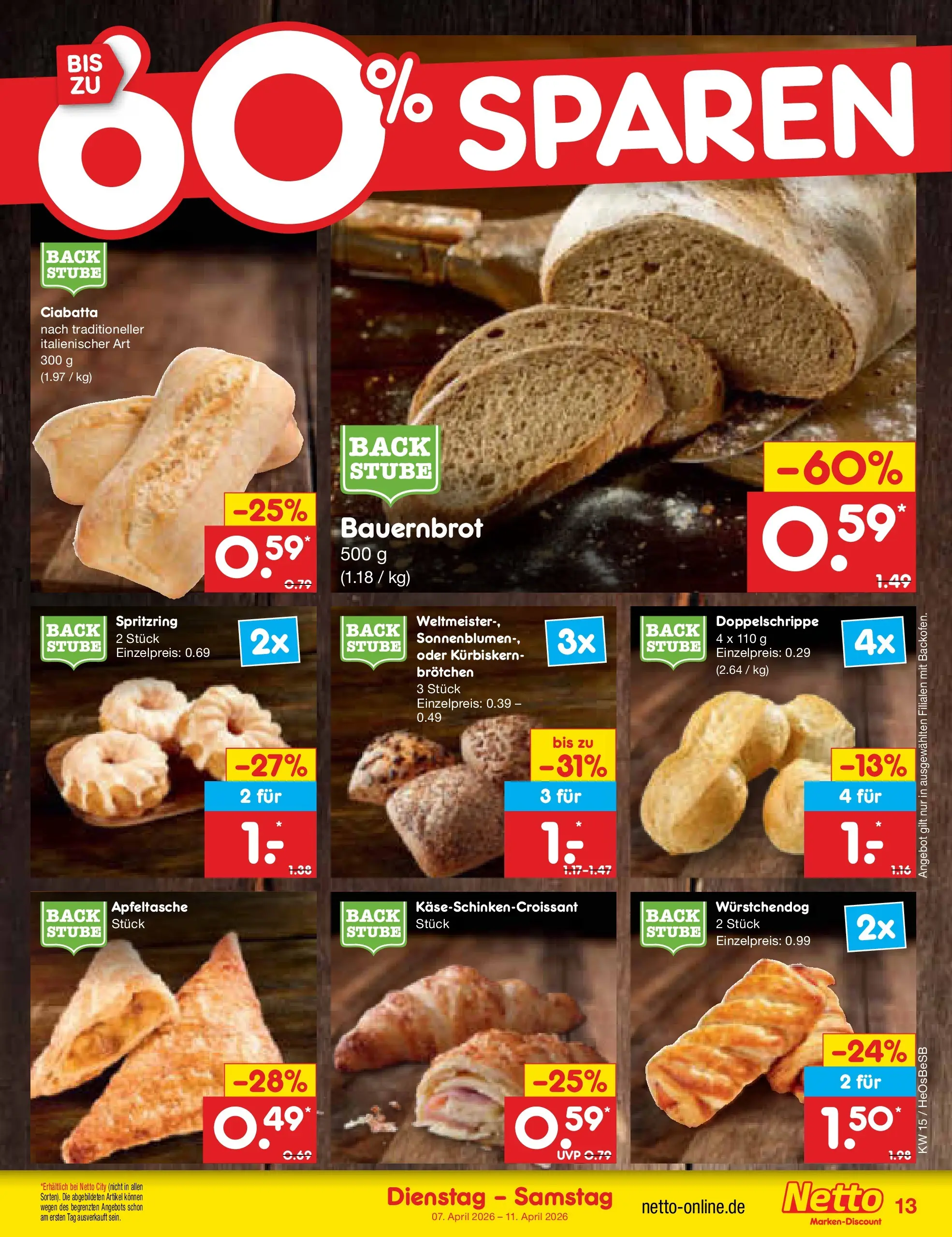 Netto Marken-Discount Prospekt Kröpelin	 (ab 07.04.2026) » Angebote | Seite: 15
