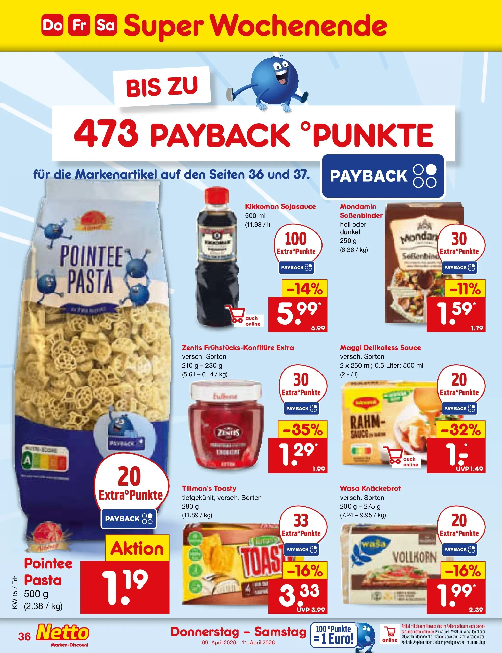 Netto Marken-Discount Prospekt Ergolding	 (ab 07.04.2026) » Angebote | Seite: 52 | Produkte: Maggi, Wasa knackebrot, Pasta