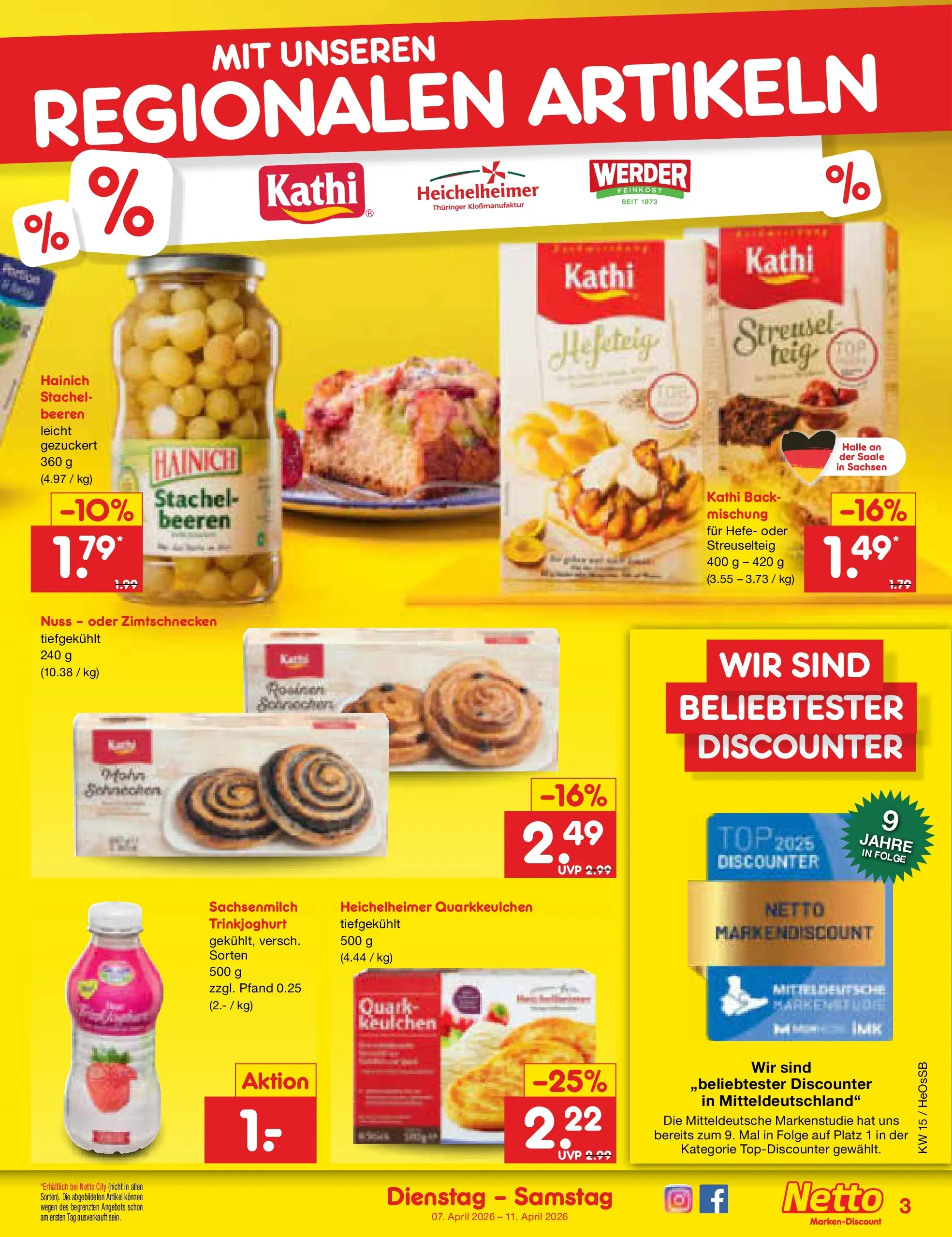 Netto Marken-Discount Prospekt Kröpelin	 (ab 07.04.2026) » Angebote | Seite: 27 | Produkte: Top, Quark, Trinkjoghurt