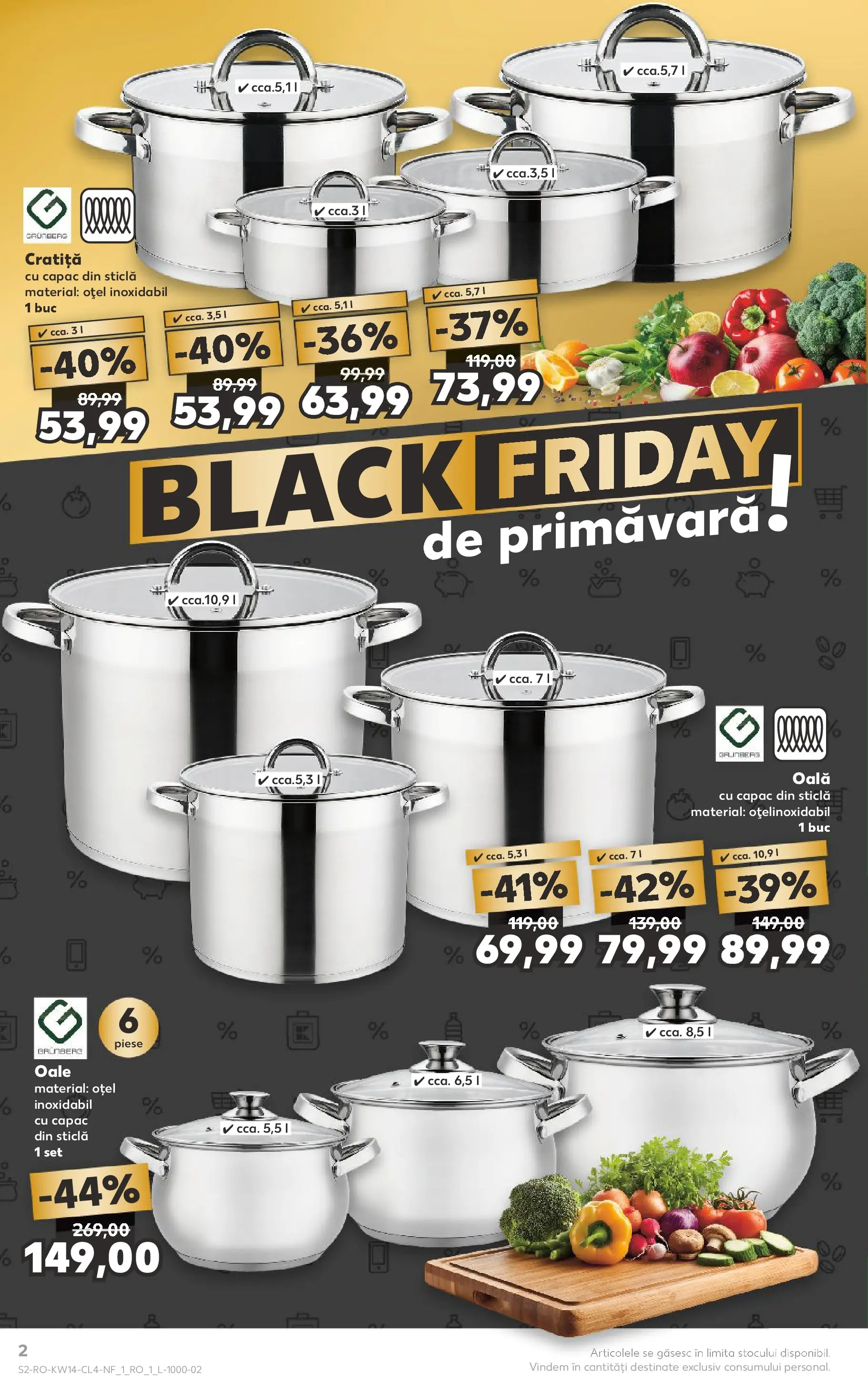 Kaufland Domnesti 31.03.2026 - Revista si Oferta | Pagină: 2 | Produse: Cratiță, Oală
