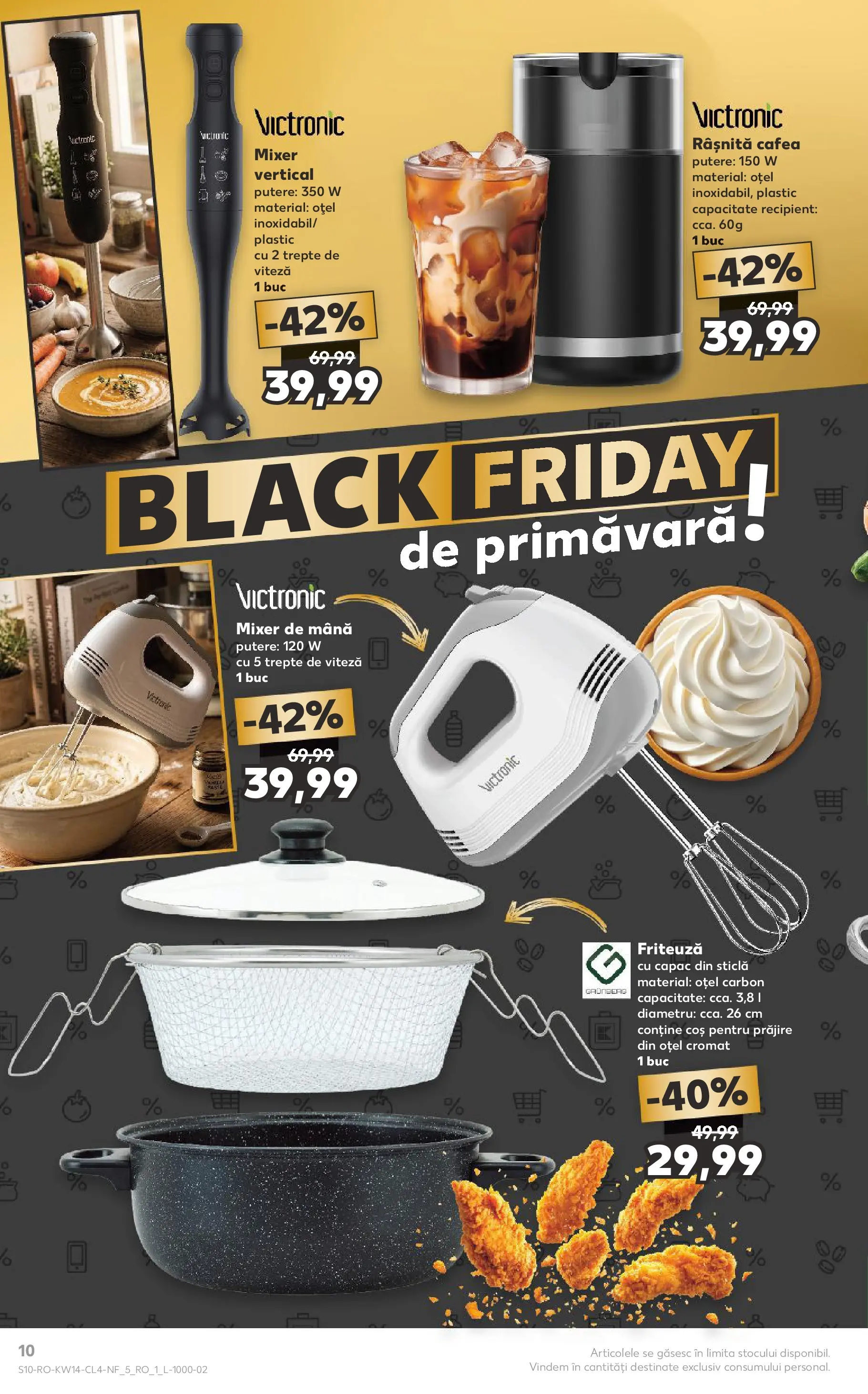 Kaufland Domnesti 31.03.2026 - Revista si Oferta | Pagină: 10 | Produse: Blender, Mixer, Cafea, Paste