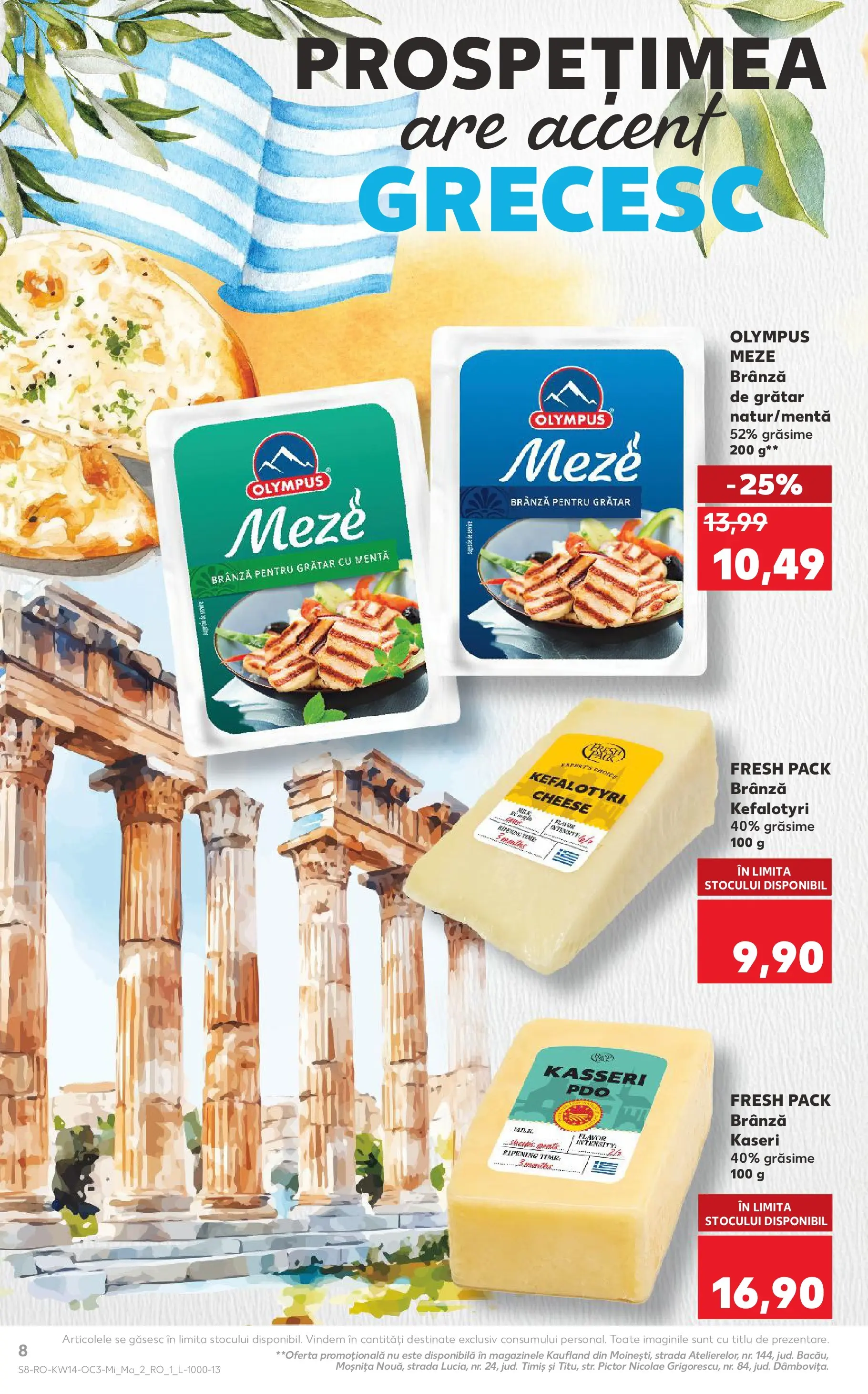 Kaufland Viseu de Sus 31.03.2026 - Revista si Oferta | Pagină: 8 | Produse: Grătar, Brânză