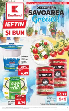 Ofertele Kaufland valabile de la 01.04.2026