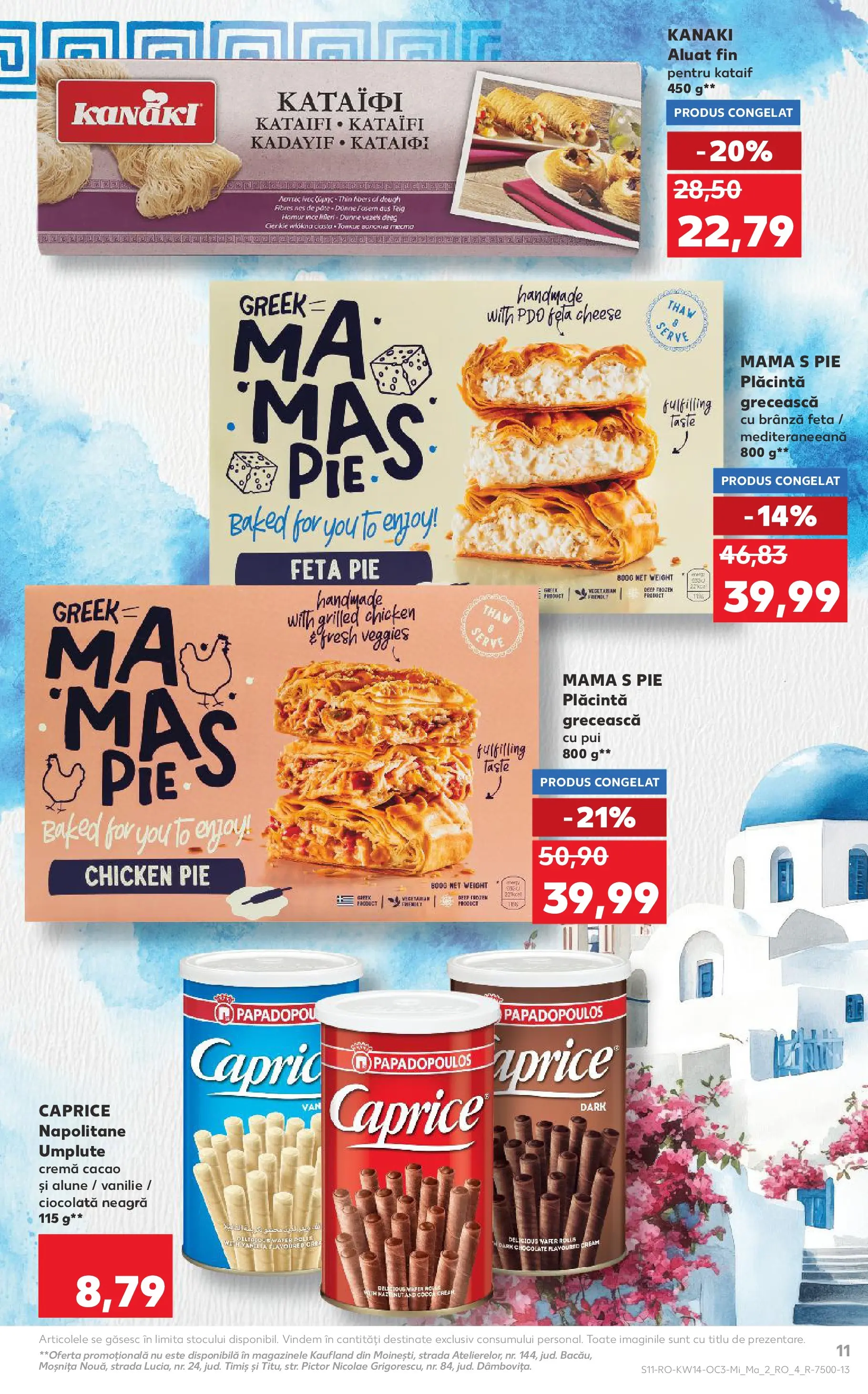 Kaufland Viseu de Sus 31.03.2026 - Revista si Oferta | Pagină: 11 | Produse: Hacıyatmaz Kedi Oyuncağı, Plăcintă, Cremă, Ciocolată