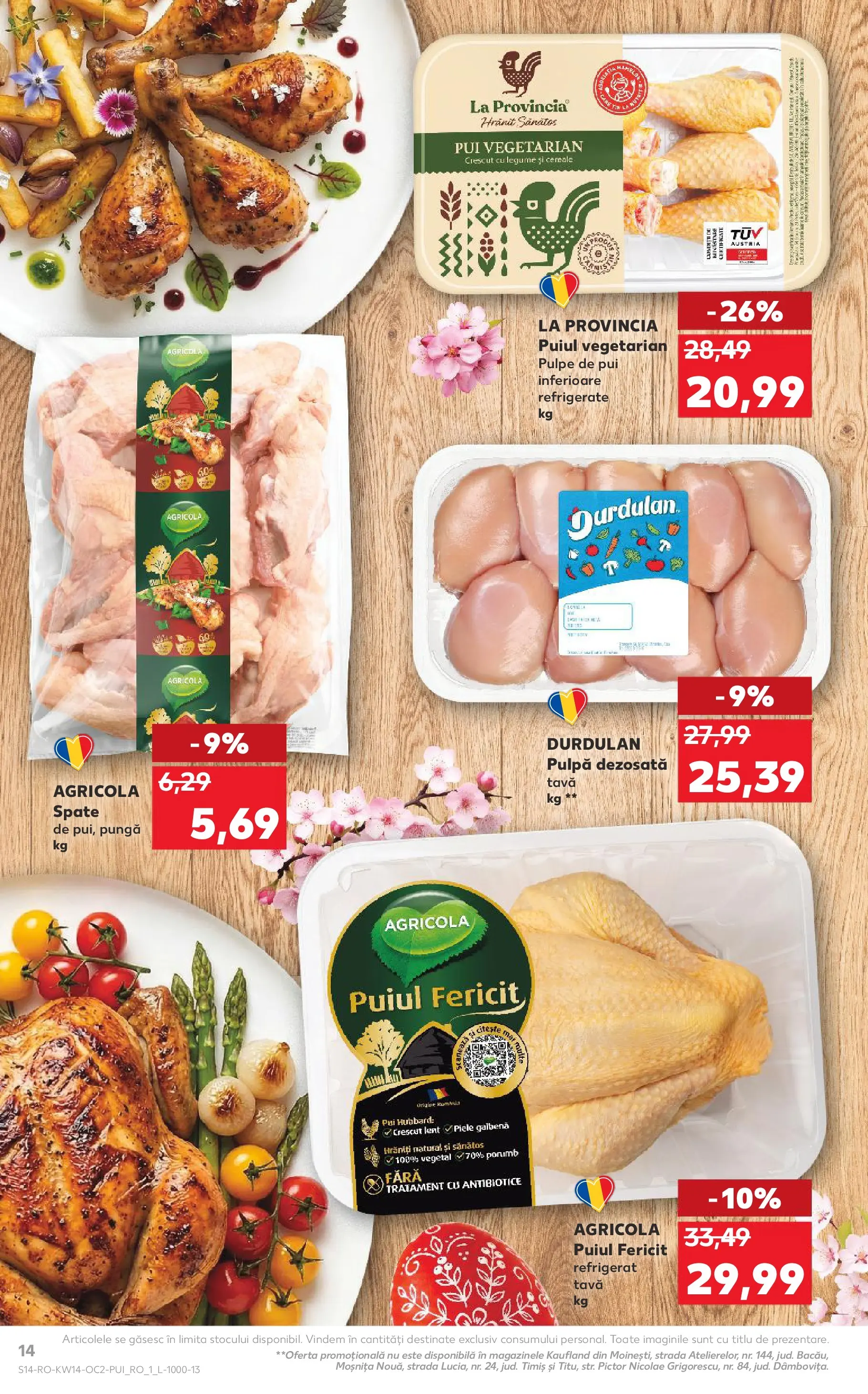 Kaufland Ploiești 31.03.2026 - Revista si Oferta | Pagină: 14 | Produse: Hacıyatmaz Kedi Oyuncağı, Cereale, Porumb, Legume