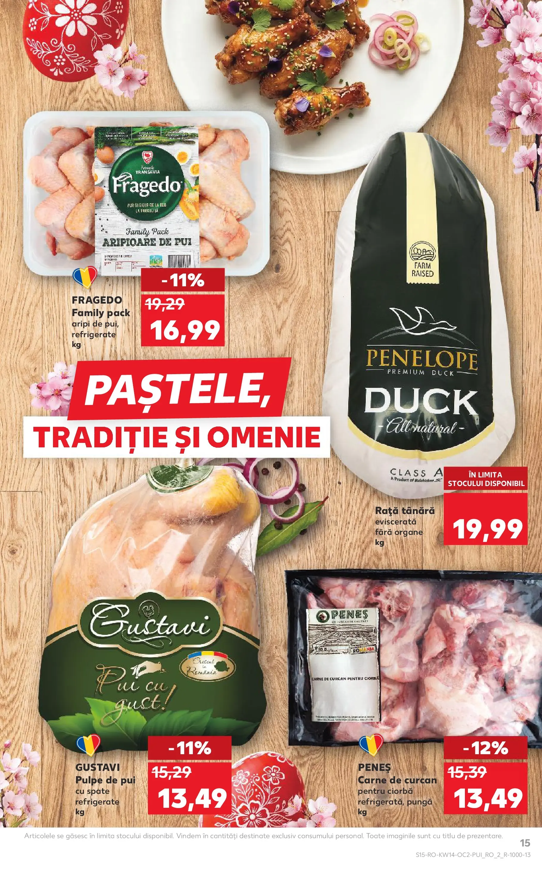 Kaufland Ploiești 31.03.2026 - Revista si Oferta | Pagină: 15 | Produse: Pungă, Hacıyatmaz Kedi Oyuncağı, Rață