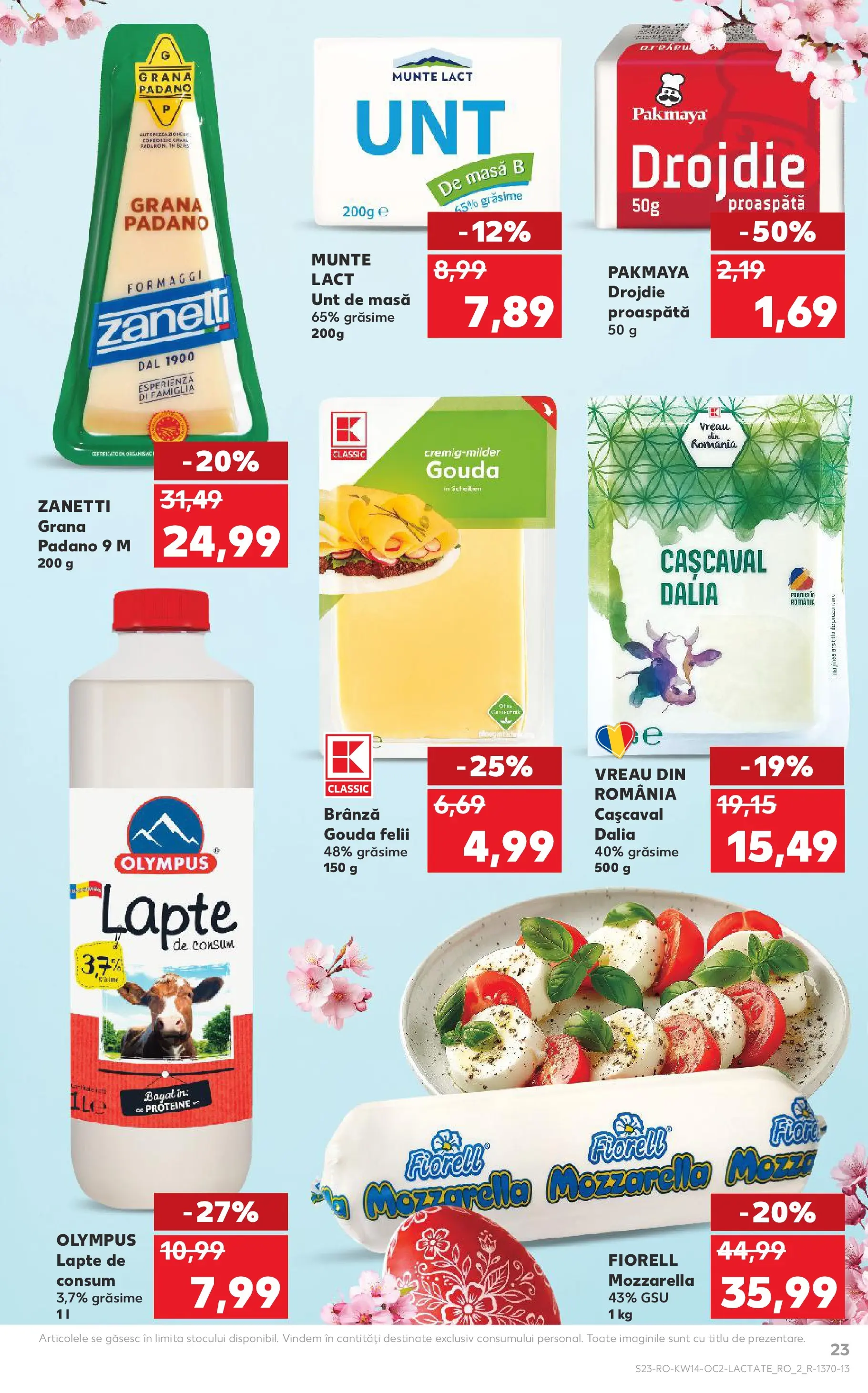 Kaufland Sovata 01.04.2026 || Revista si Oferte | Pagină: 23 | Produse: Masaüstü kılıfı, Mozzarella, Brânză, Gouda Kaufland Sovata 01.04.2026 - Revista si Oferta | Pagină: 23 | Produse: Masaüstü kılıfı, Mozzarella, Brânză, Gouda