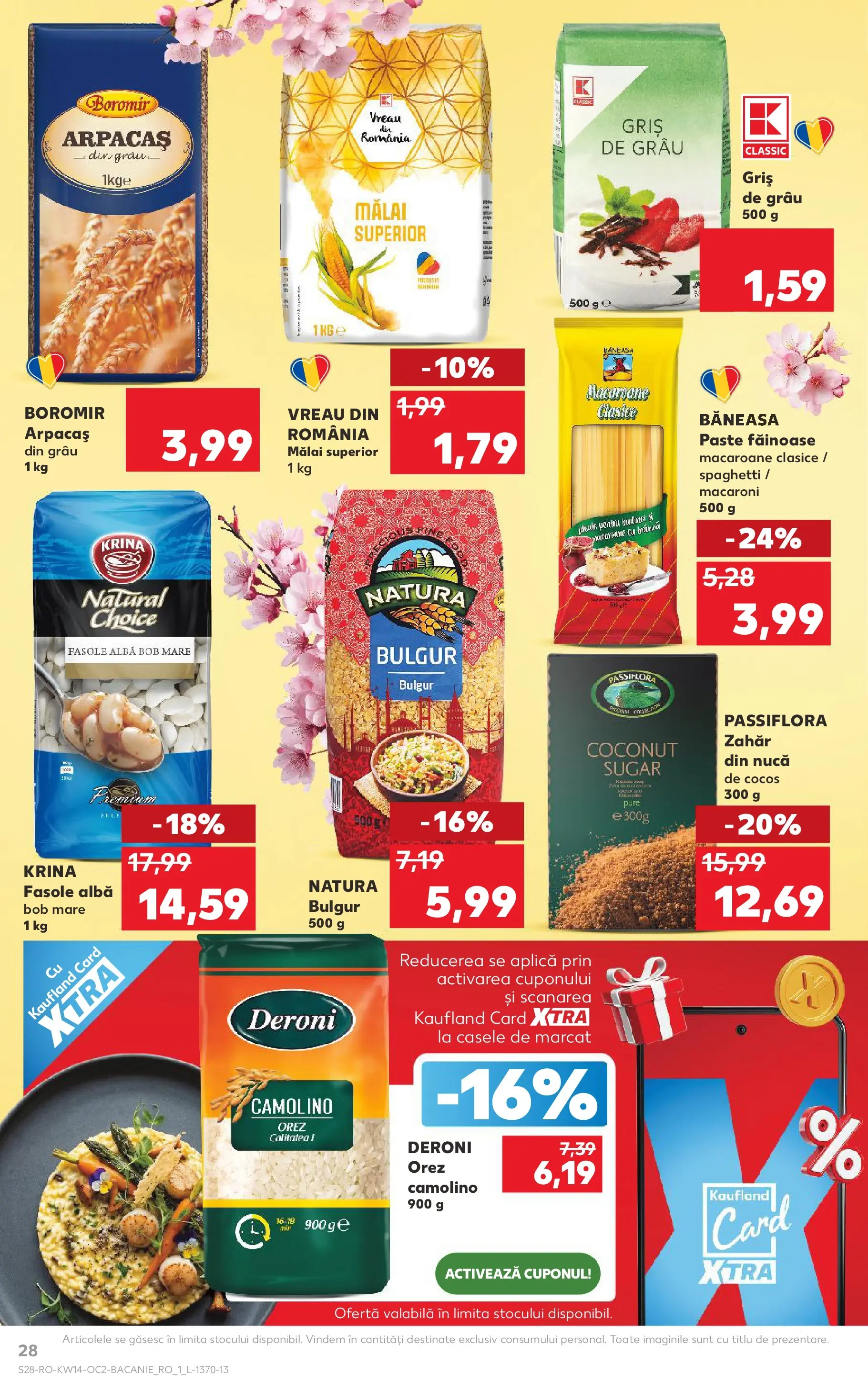 Kaufland Alexandria 01.04.2026 || Revista si Oferte | Pagină: 28 | Produse: Brânză, Orez, Paste, Fasole albă Kaufland Alexandria 01.04.2026 - Revista si Oferta | Pagină: 28 | Produse: Brânză, Orez, Paste, Fasole albă