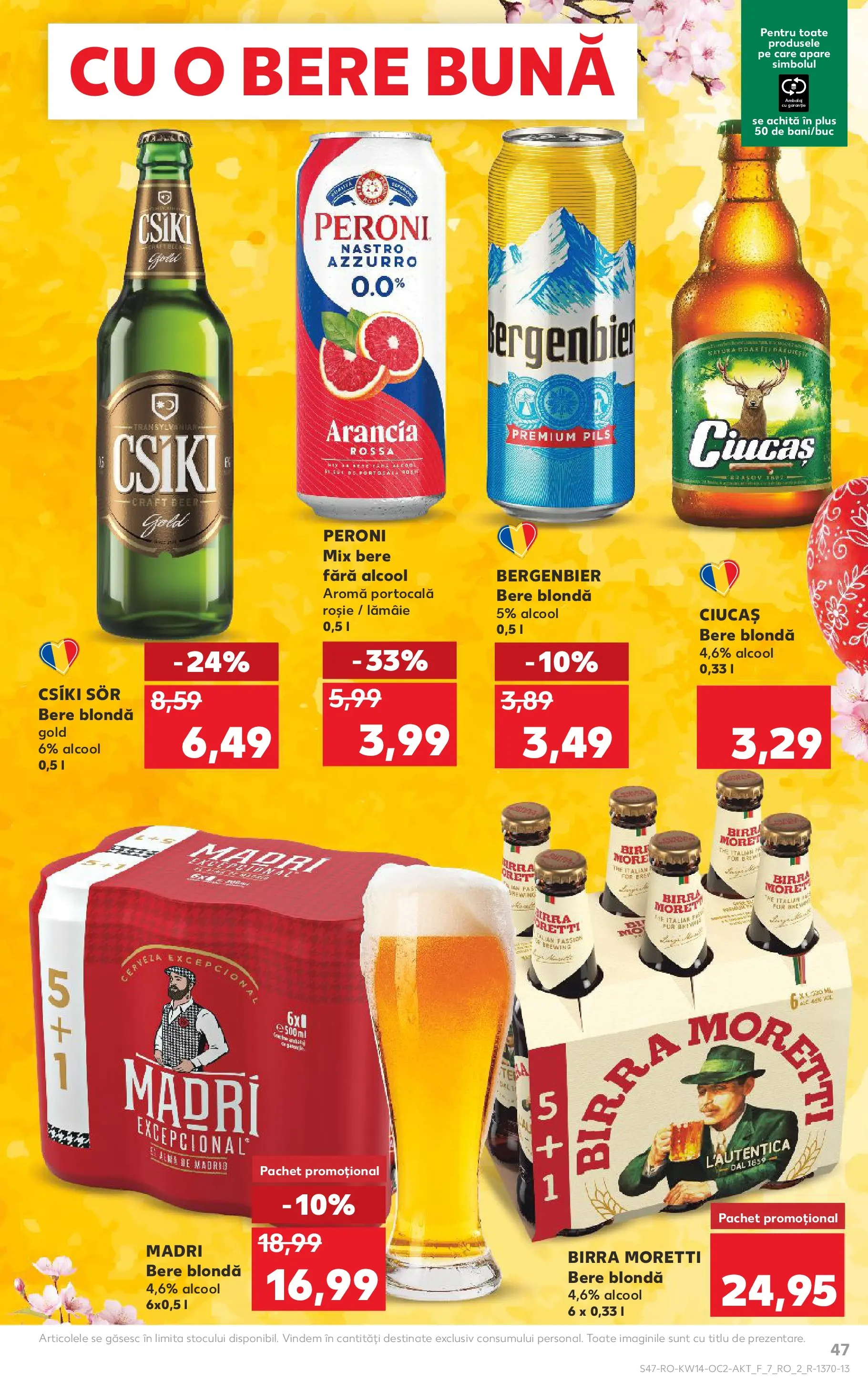Kaufland Alexandria 01.04.2026 || Revista si Oferte | Pagină: 47 | Produse: Bere, Plastik Kulübe, Lămâie Kaufland Alexandria 01.04.2026 - Revista si Oferta | Pagină: 47 | Produse: Bere, Plastik Kulübe, Lămâie