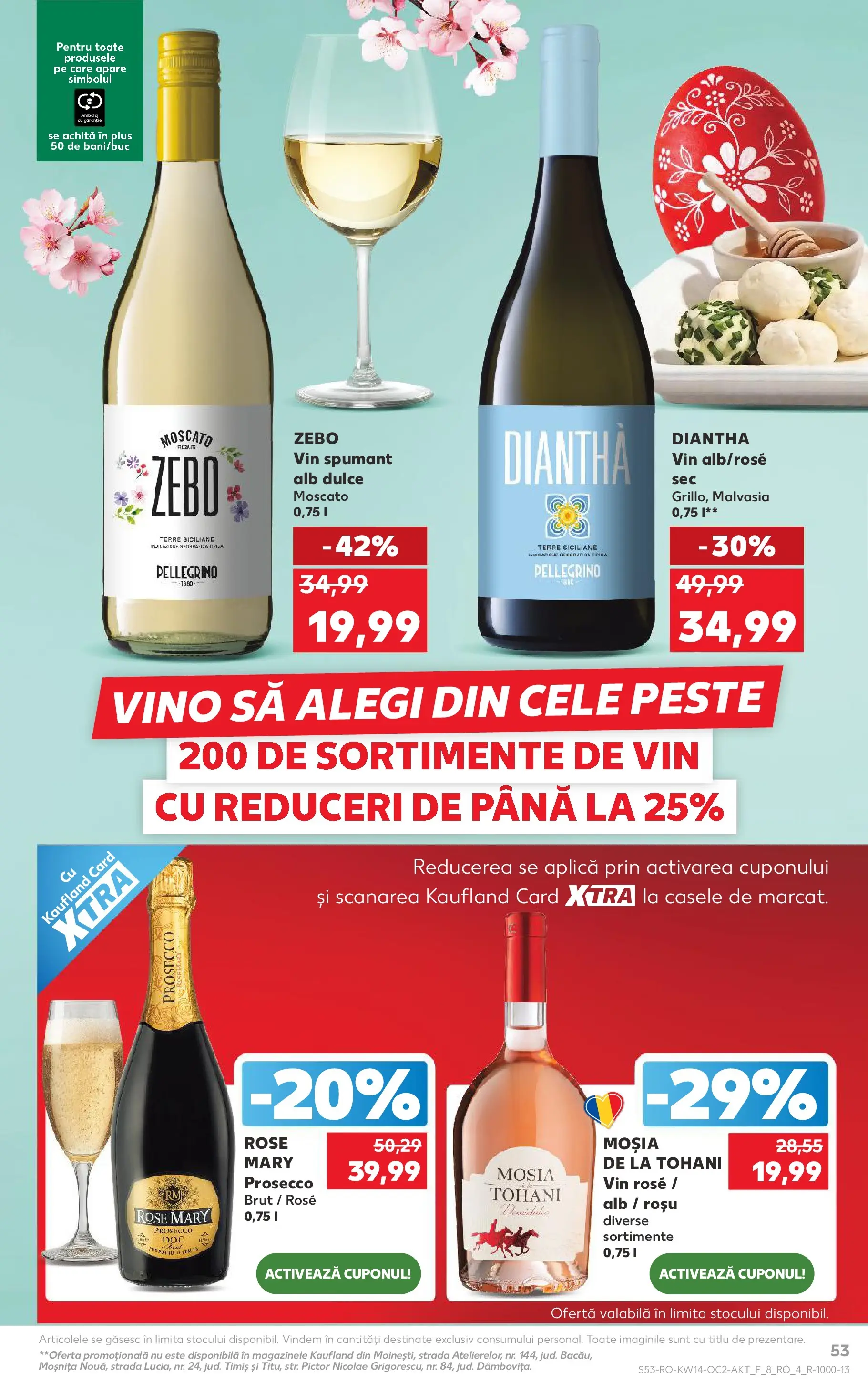 Kaufland Ploiești 31.03.2026 - Revista si Oferta | Pagină: 53 | Produse: Prosecco, Vin, Pește