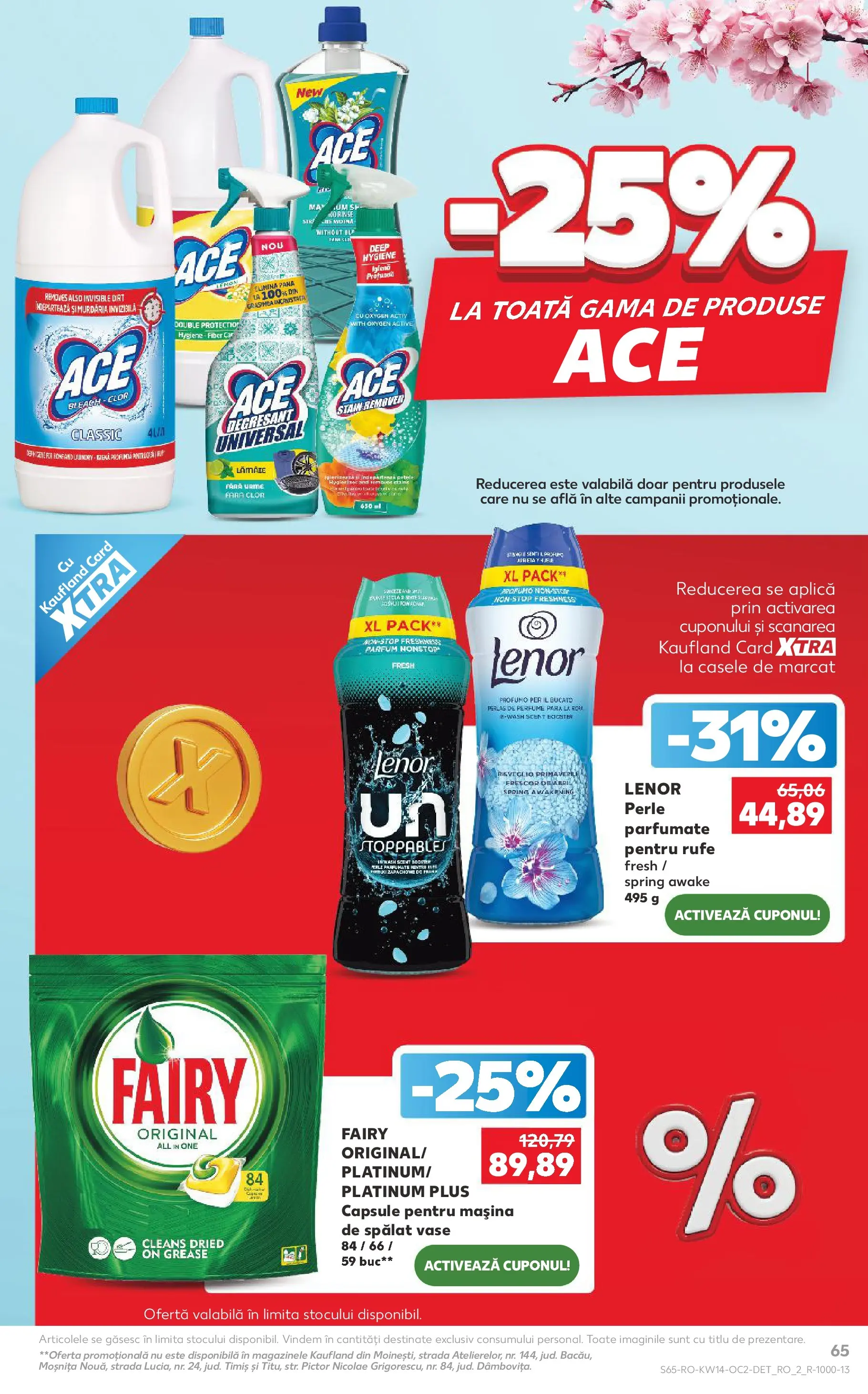 Kaufland Ploiești 31.03.2026 - Revista si Oferta | Pagină: 65 | Produse: Pară, Mașină De Spălat Vase, Parfum, Sos