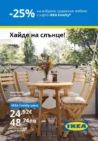 25% намаление на избрани градински мебели с IKEA Family