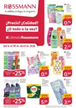 Rossmann Ll&aacute;malo Rossmann - desde el 06.04.2026