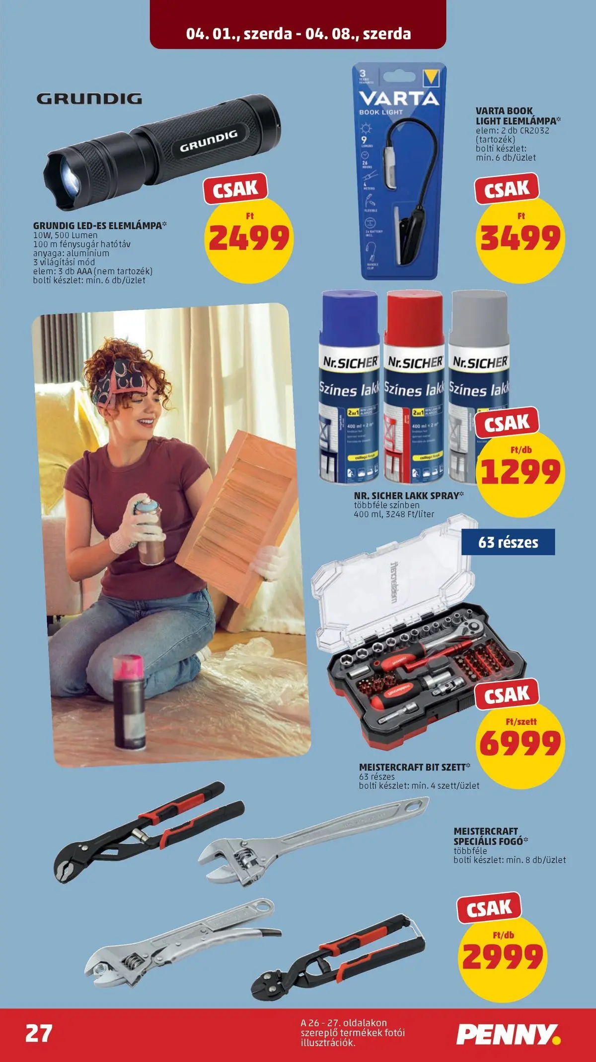 PENNY - Penny újság érvényessége 2026.04.08-ig: 2026.03.31.-tól lapozható | Oldal: 27