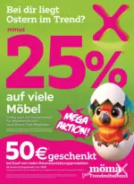 M&ouml;maX minus 25 auf viele M&ouml;bel - bis 07.04.2026