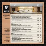 Potrefen&aacute; Husa Poledn&iacute; menu &ndash; do 03.04.2026