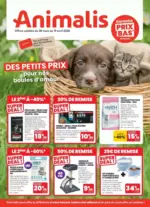 Animalis Des petits prix pour nos boules d'amour - au 19.04.2026