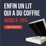 Maison de la Literie Enfin un lit qui a du coffre jusqu'&agrave; -25% - au 19.04.2026