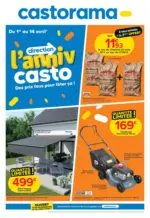 Castorama L&rsquo;anniv Casto, des prix fous pour f&ecirc;ter &ccedil;a ! - au 14.04.2026