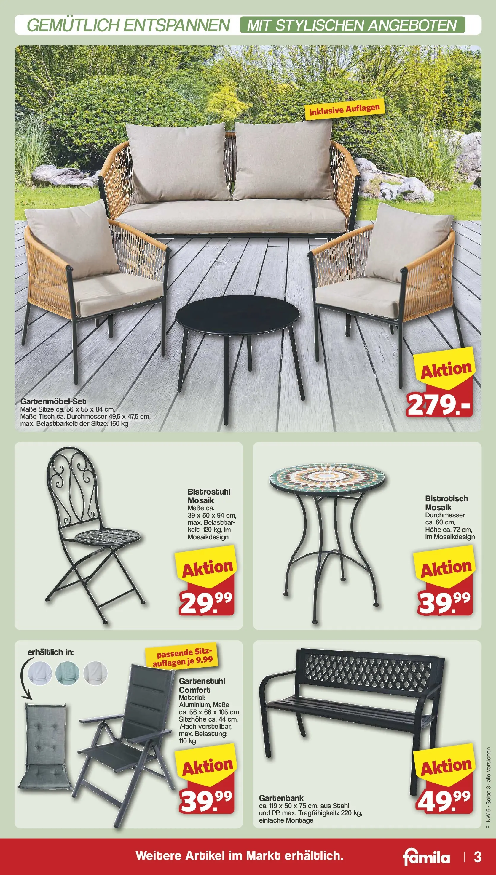 Famila Nordwest Einleger (ab 07.04.2026) zum Blättern | Seite: 3 | Produkte: Tisch