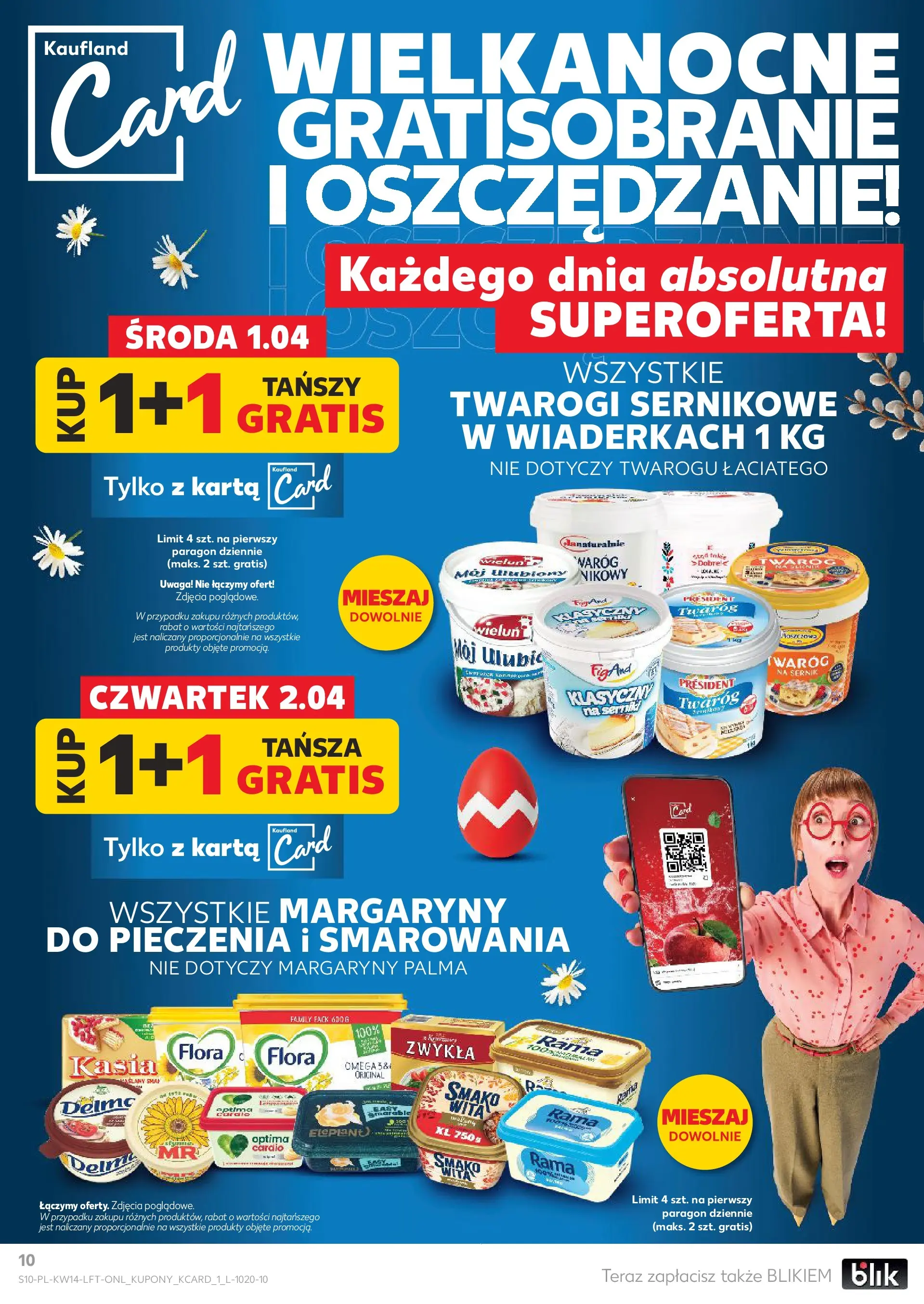 Kaufland gazetka od 01.04.2026 - od jutra PDF | Strona: 10 | Produkty: Karta, Twaróg