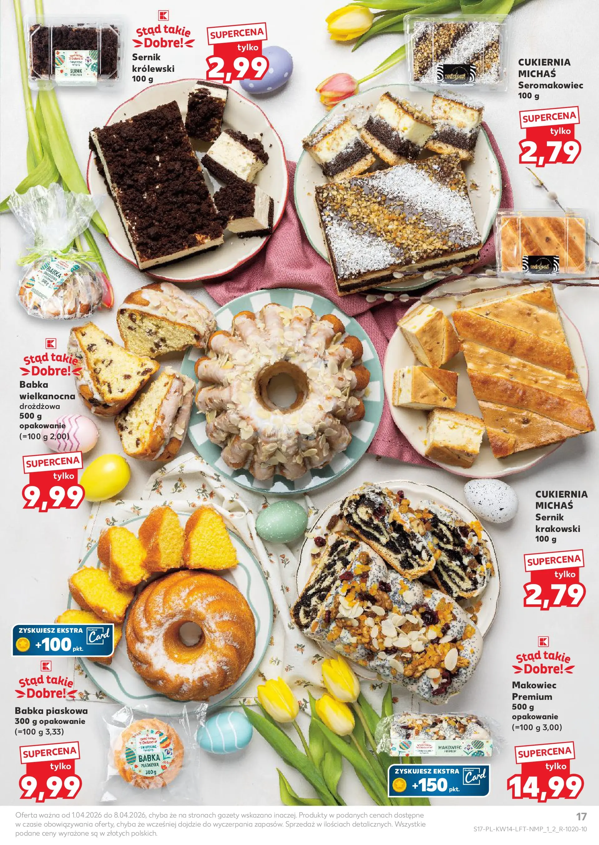 Kaufland gazetka od 01.04.2026 - od jutra PDF | Strona: 17 | Produkty: Babka