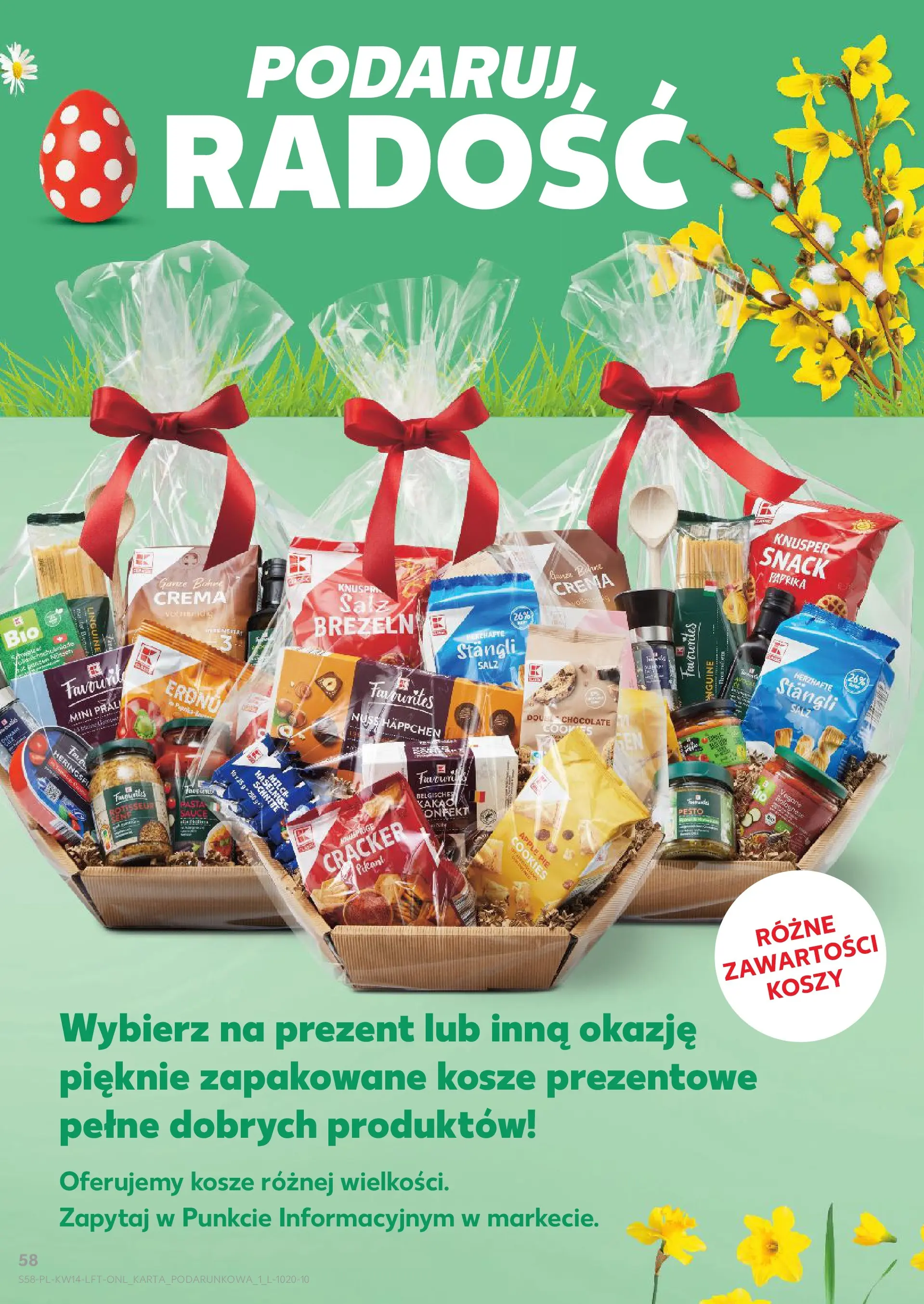Kaufland gazetka od 01.04.2026 - od jutra PDF | Strona: 58 | Produkty: Pesto