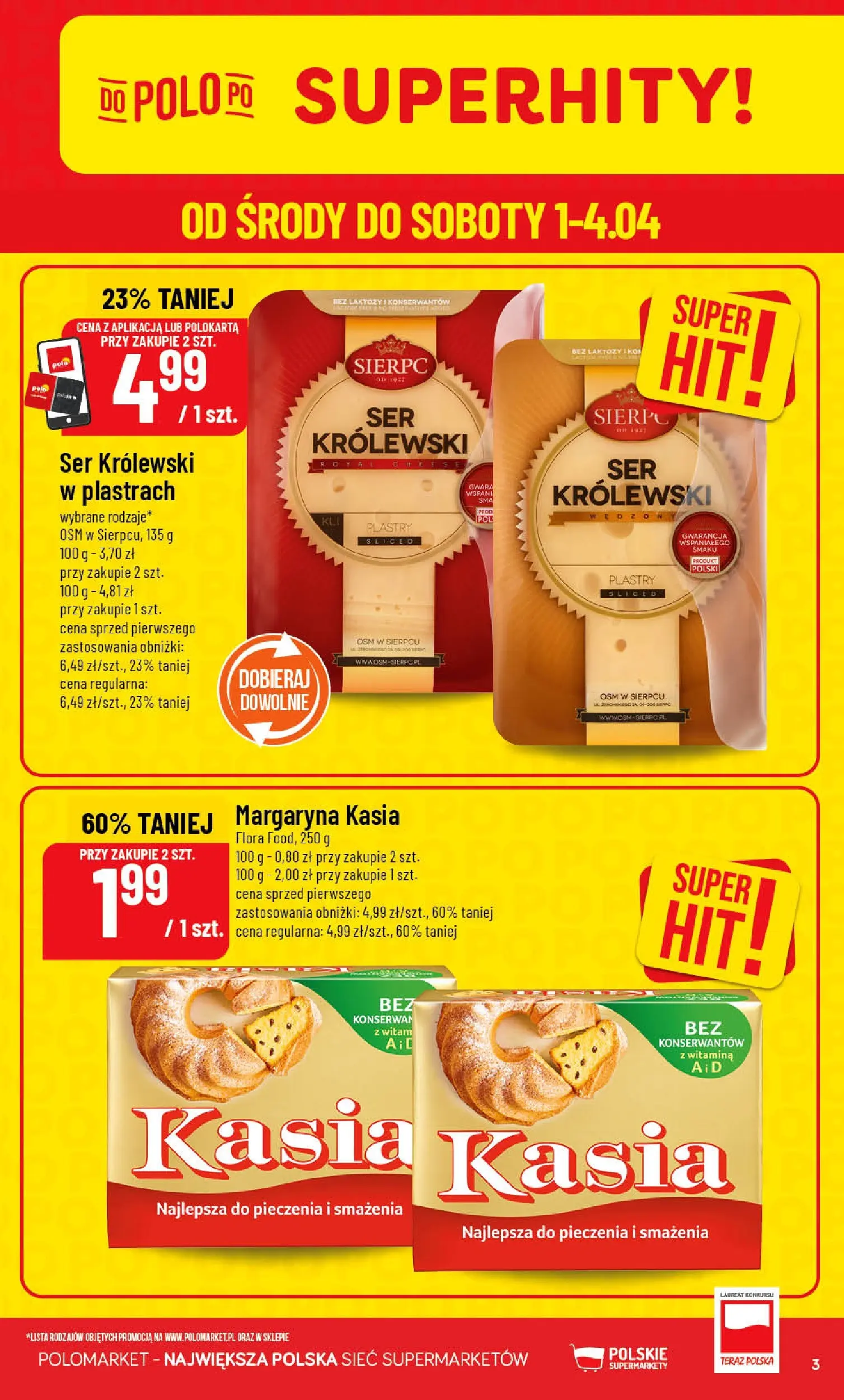 Nowa POLOmarket gazetka od jutra 31.03.2026 | Strona: 3