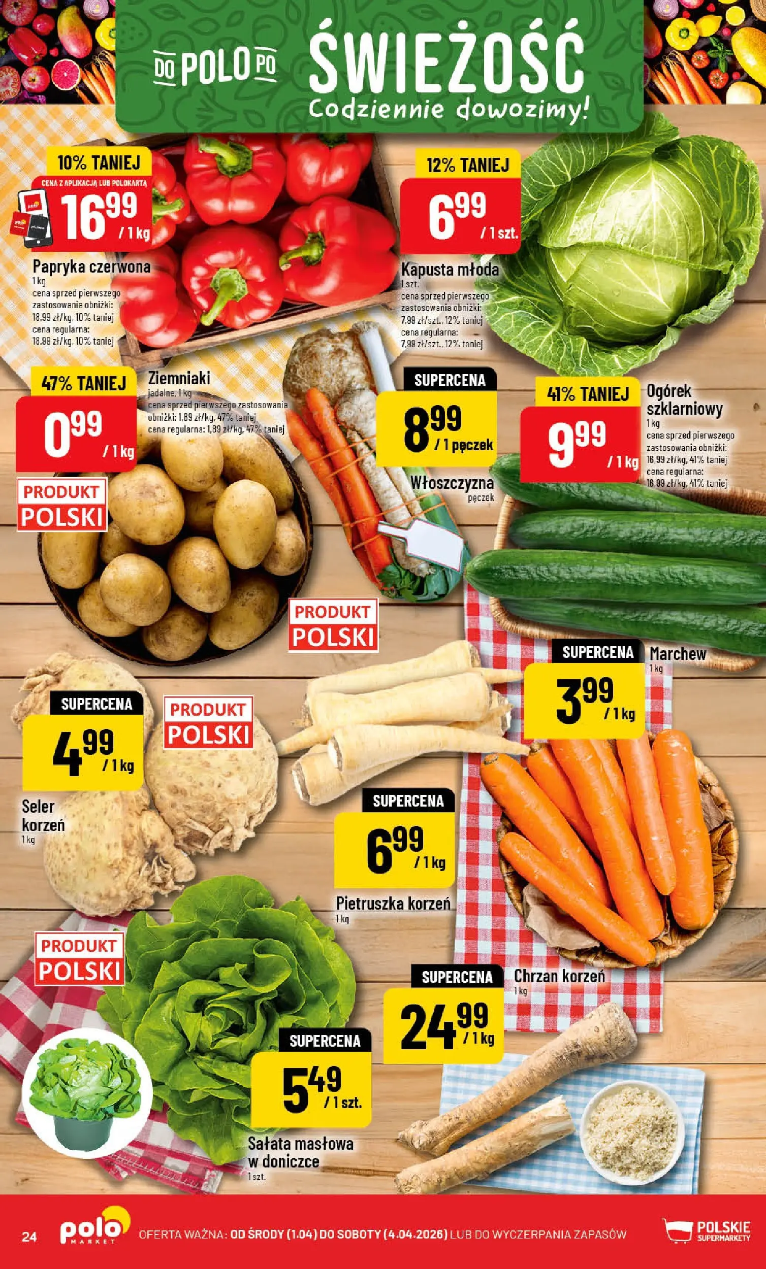 Nowa POLOmarket gazetka od jutra 31.03.2026 | Strona: 24