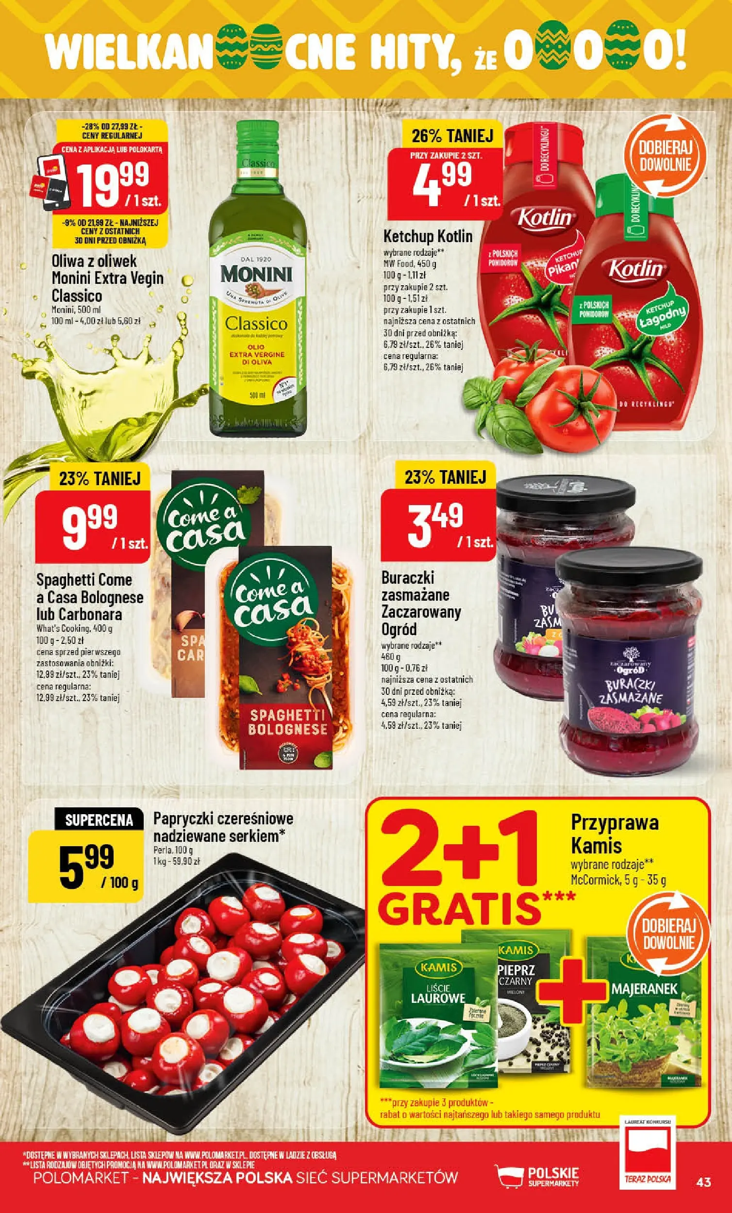 Nowa POLOmarket gazetka od jutra 31.03.2026 | Strona: 43