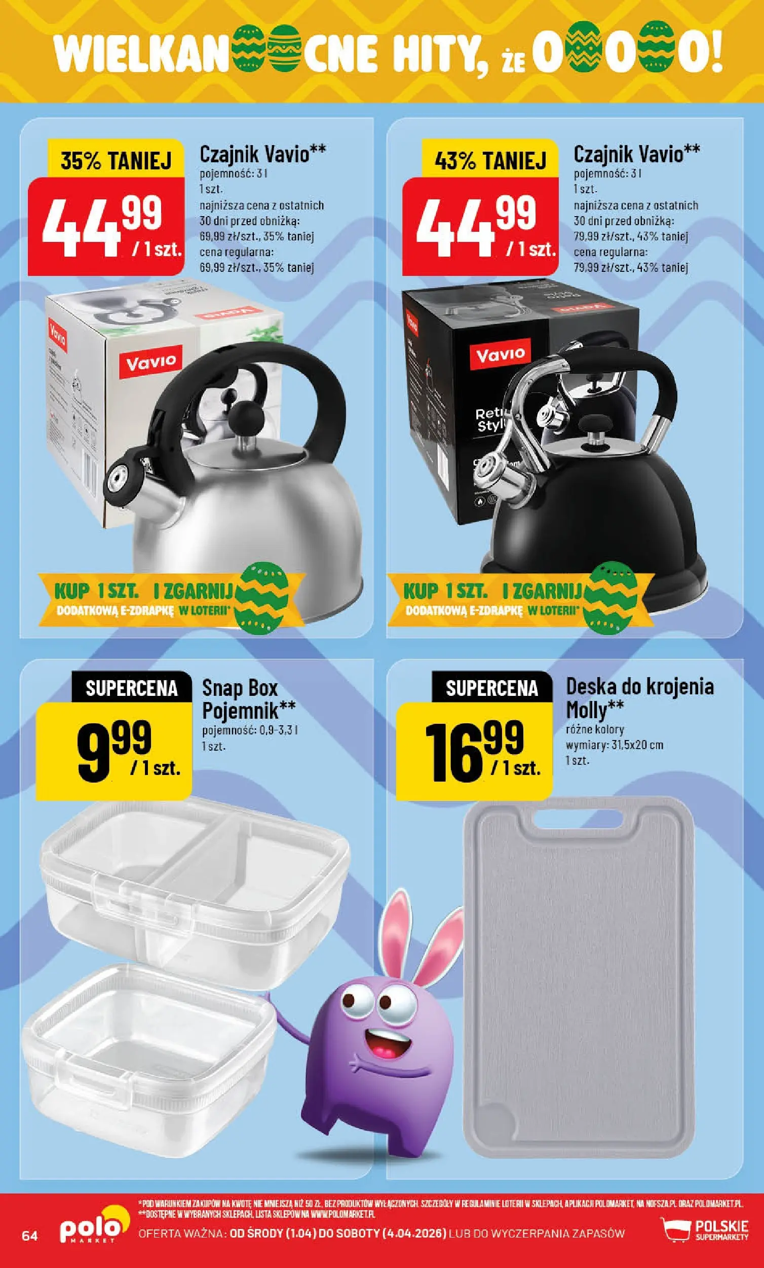 Nowa POLOmarket gazetka od jutra 31.03.2026 | Strona: 64