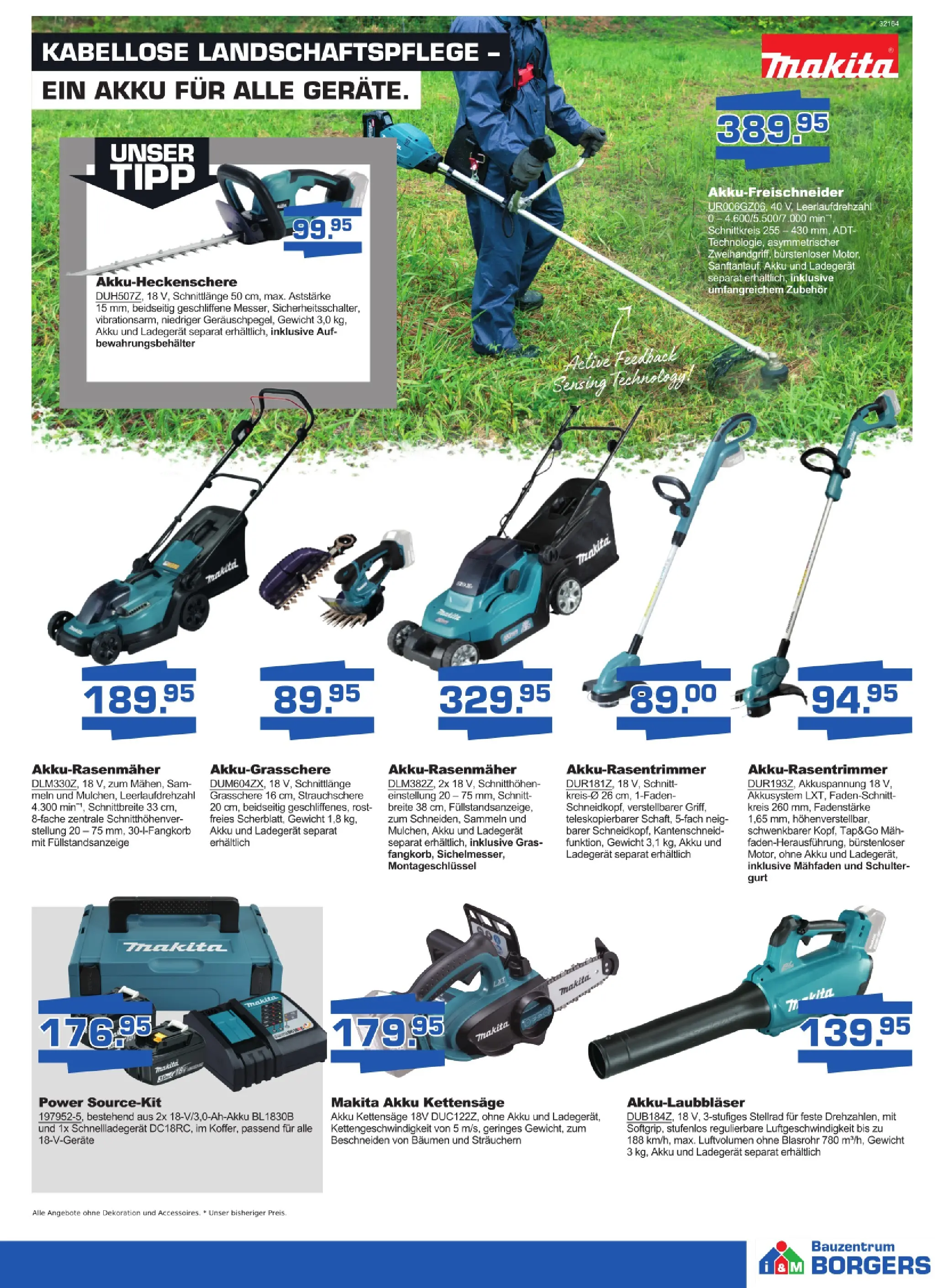 Angebote - Borgers Baustoffe: Machen Sie Ihren Garten bereit (ab 09.04.2026) zum Blättern | Seite: 3 | Produkte: Gewicht, Reis, Ladegerät