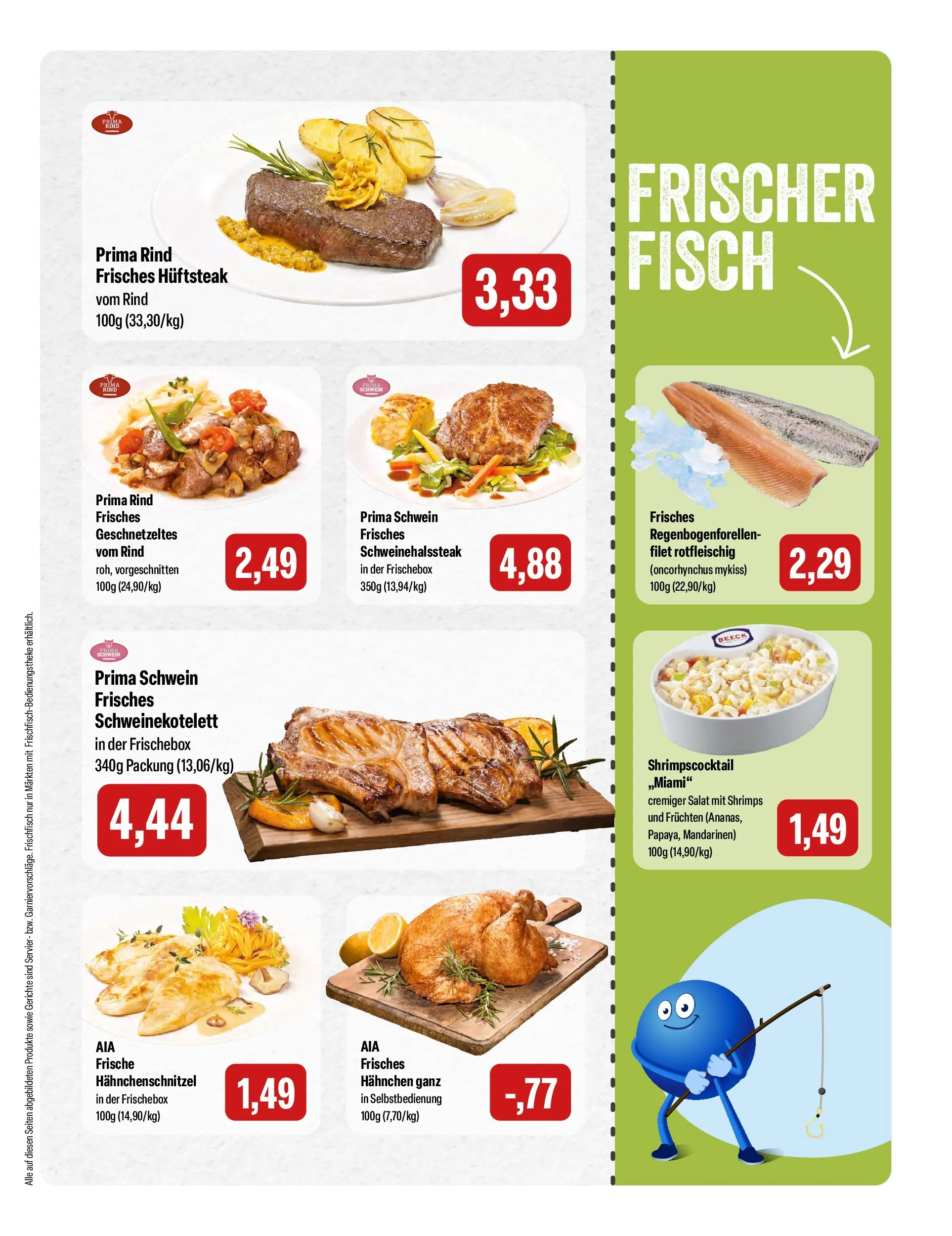 Feneberg Aktuelle Angebote (ab 08.04.2026) zum Blättern | Seite: 3 | Produkte: Hahnchen, Mandarinen, Fisch, Salat