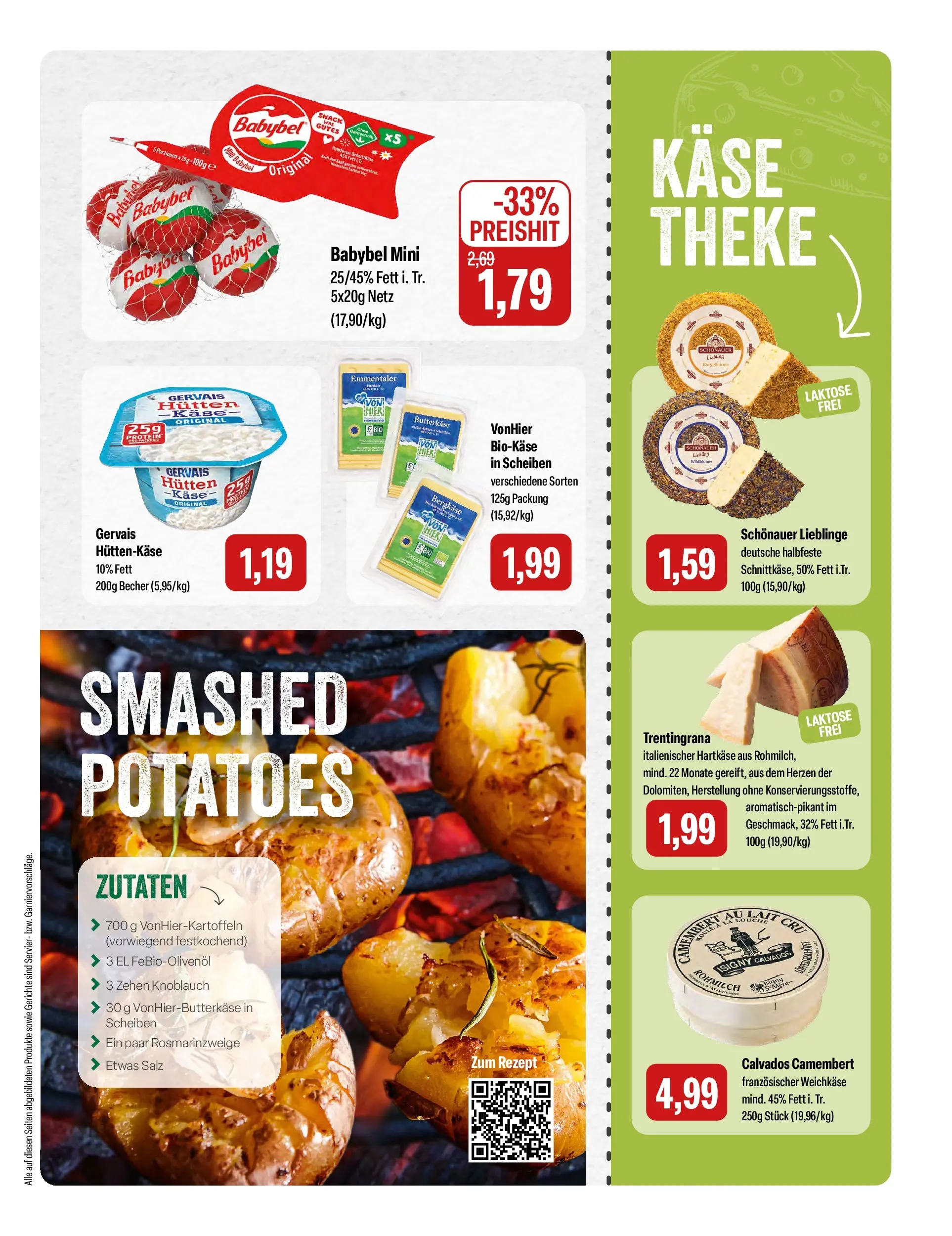 Feneberg Aktuelle Angebote (ab 08.04.2026) zum Blättern | Seite: 7 | Produkte: Theke, Salz, Knoblauch, Hüttenkäse