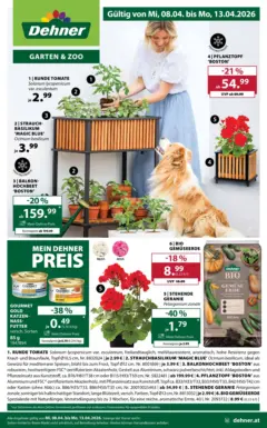 Dehner - Dehner: Garten & Zoo ab 07.04.2026 gültig