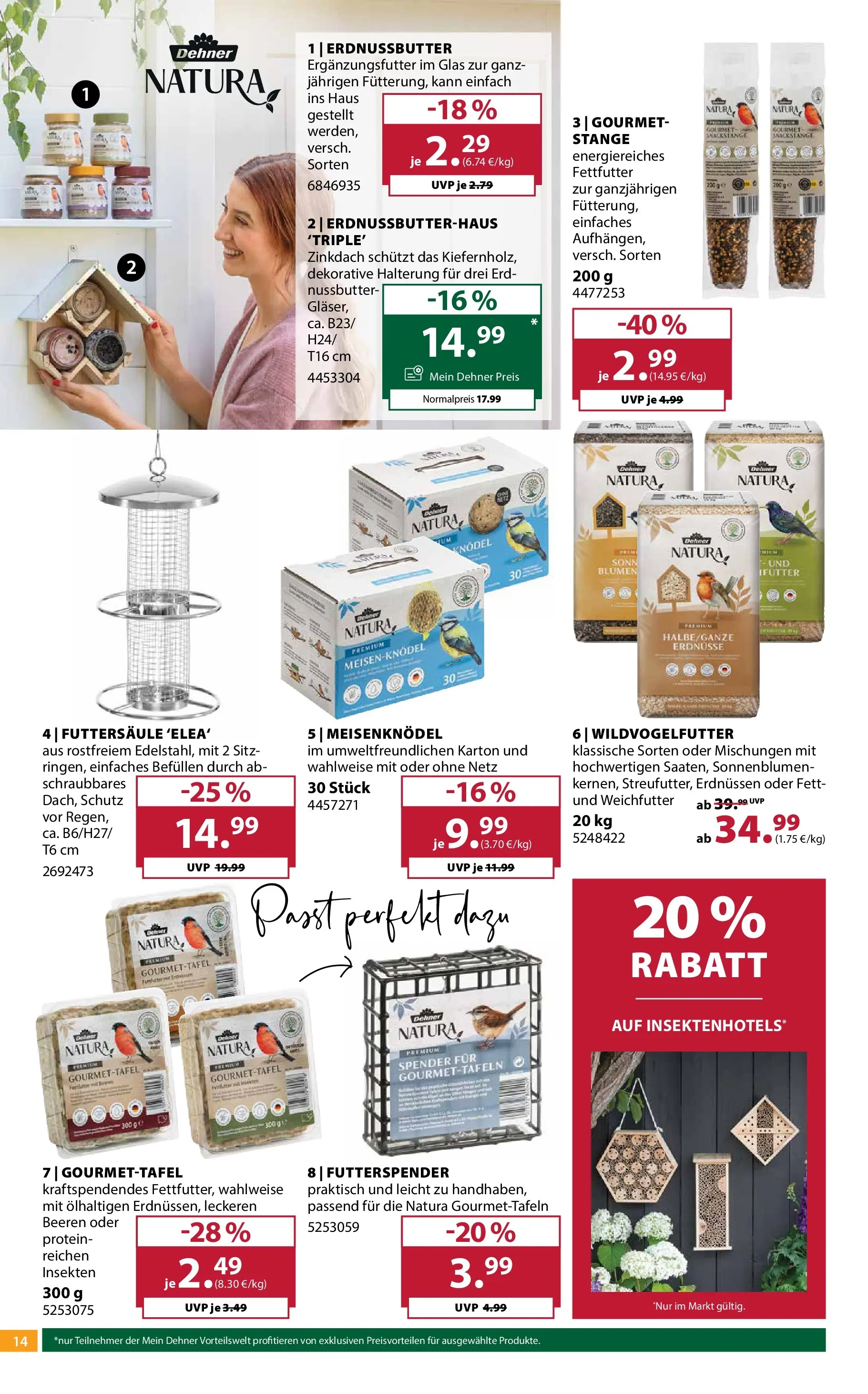 Dehner - Dehner: Garten & Zoo von 07.04.2026 - Aktuelle Angebote | Seite: 14 | Produkte: Папионка