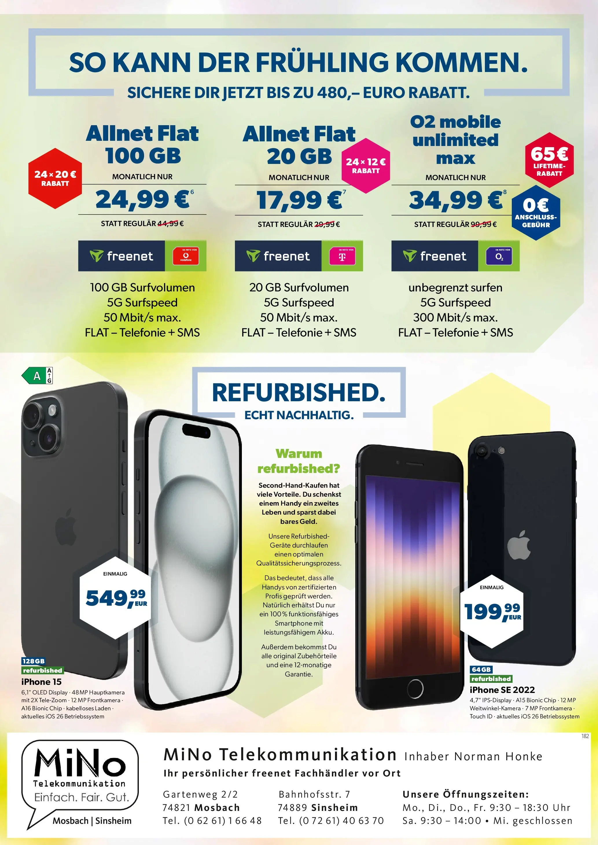 Angebote - Unsere Angebote: Tarife, Handys und mehr (ab 06.04.2026) zum Blättern | Seite: 4 | Produkte: Iphone, Smartphone, Uhr