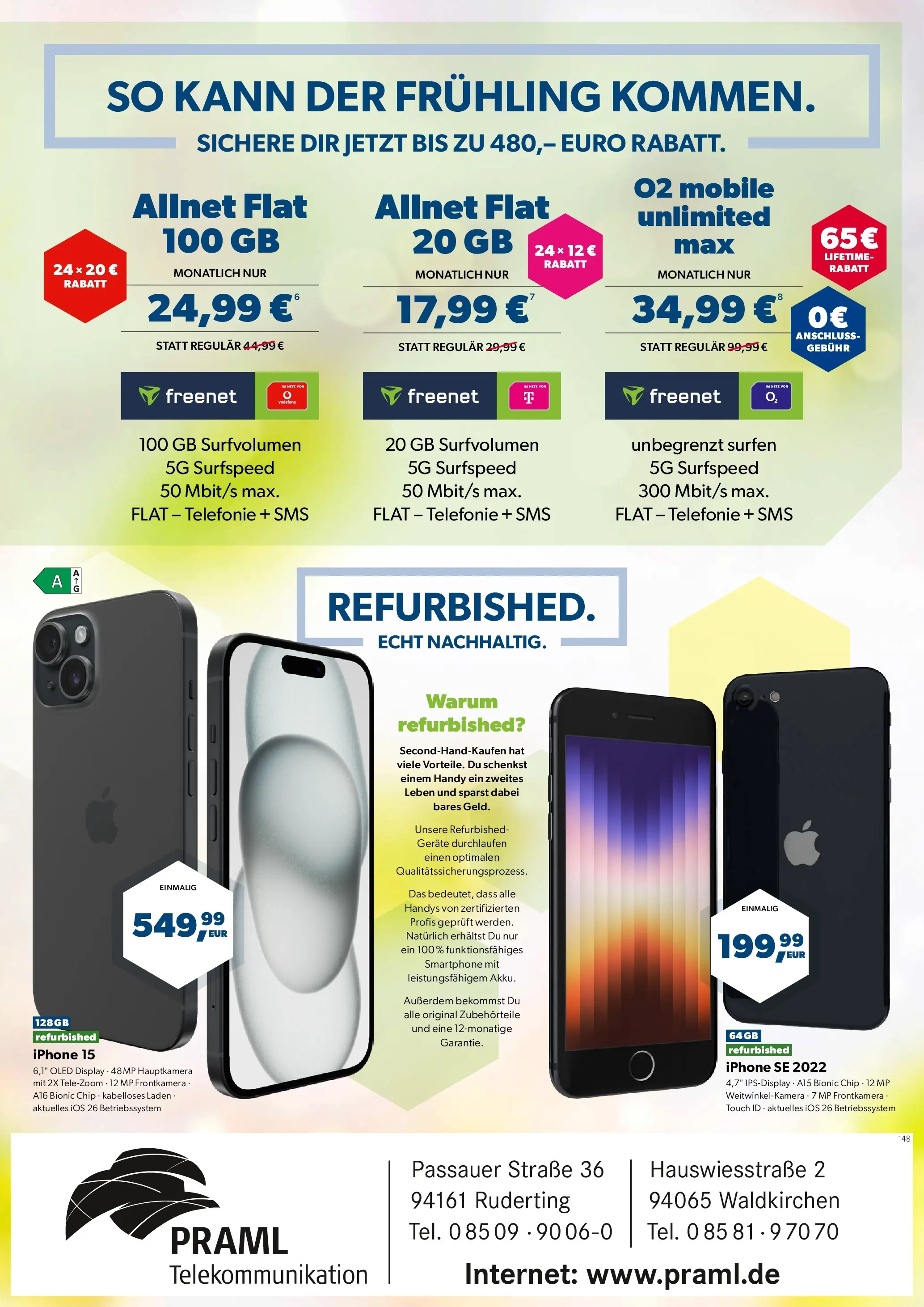 Angebote - Unsere Angebote: Tarife, Handys und mehr (ab 06.04.2026) zum Blättern | Seite: 4 | Produkte: Iphone, Smartphone