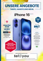 tel@you Unsere Angebote: Tarife, Handys und mehr - bis 21.04.2026