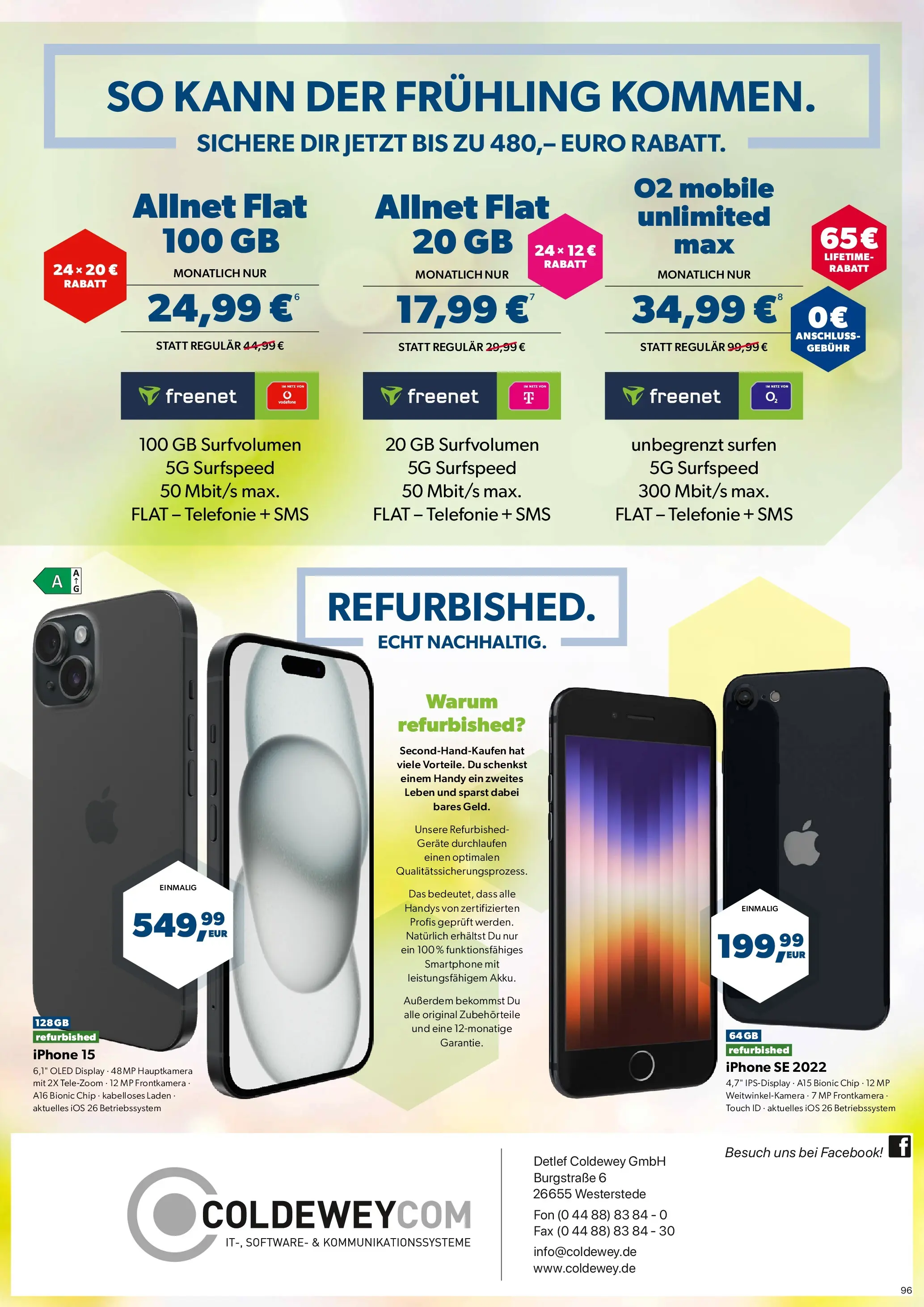 Angebote - Unsere Angebote: Tarife, Handys und mehr (ab 06.04.2026) zum Blättern | Seite: 4 | Produkte: Iphone, Smartphone