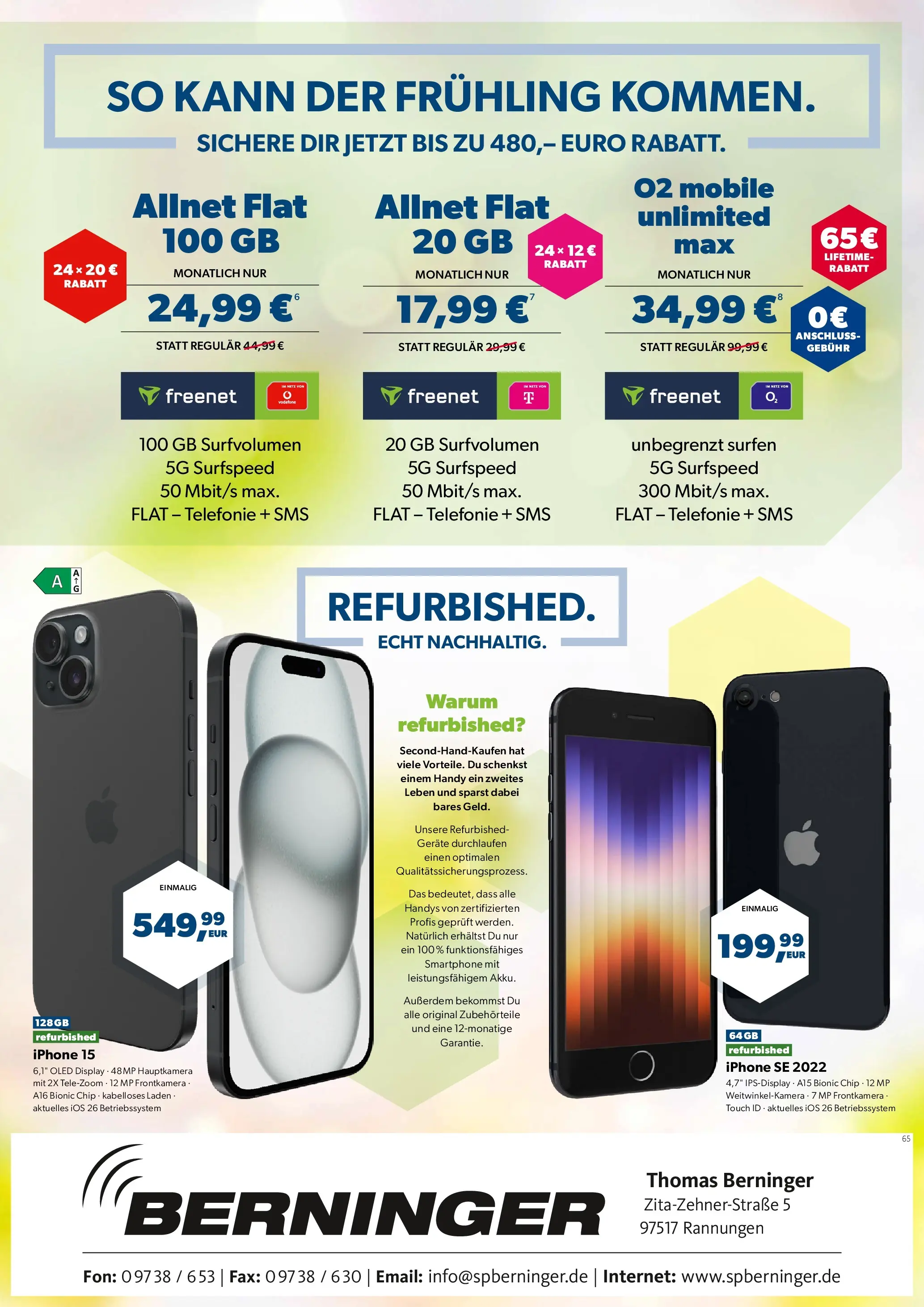 Angebote - Unsere Angebote: Tarife, Handys und mehr (ab 06.04.2026) zum Blättern | Seite: 4 | Produkte: Iphone, Smartphone