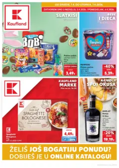 Kaufland letak - Pregled kataloga iz trgovine Kaufland, vrijedi od 01.04.2026