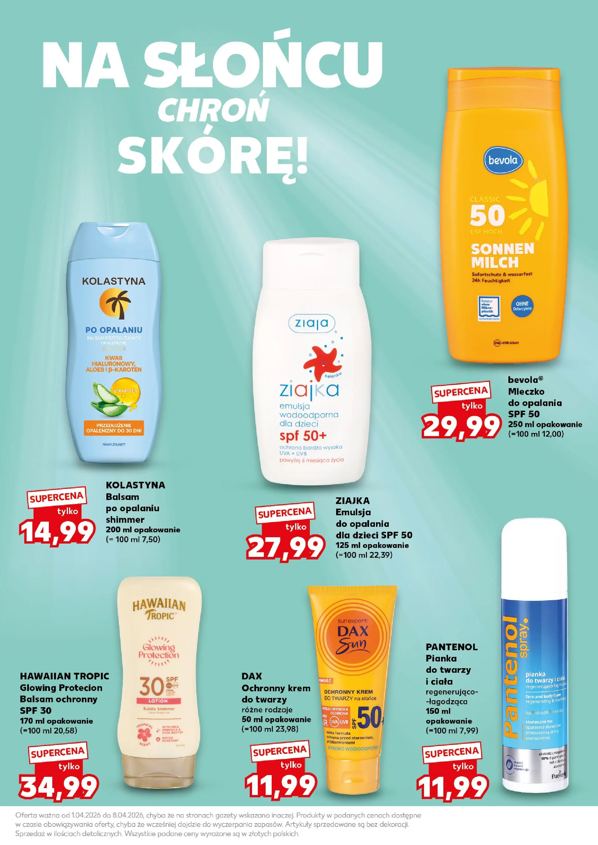 Kaufland gazetka - Ogród od 01.04.2026 - od jutra PDF | Strona: 19 | Produkty: Aloes, Sok, Body, Krem