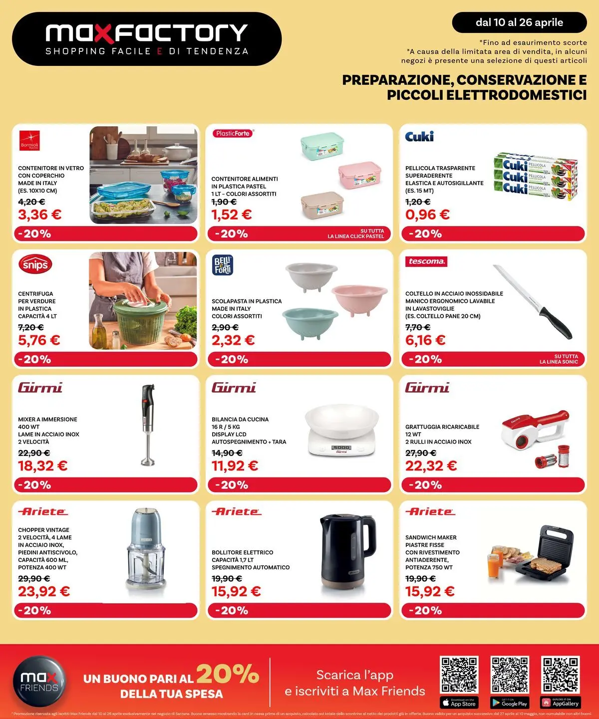 Nuovo Offerte - Nuova Apertura Sarzana dal 09/04/2026 > offerte anteprima 🛍️ | Pagina: 9 | Prodotti: Verdure, Lavastoviglie, Contenitore, Mixer